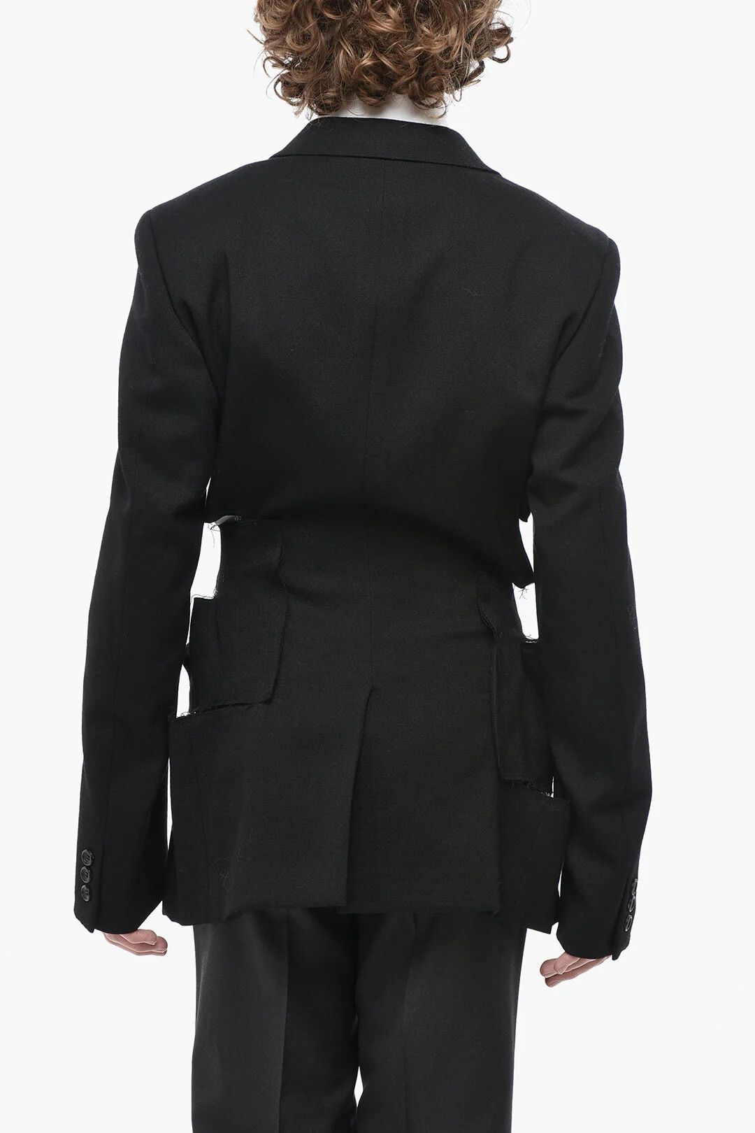 Comme des Garcons og1mm0426 Wool Jacket in Black Size US M / EU 48-50 / 2 - 2 Thumbnail