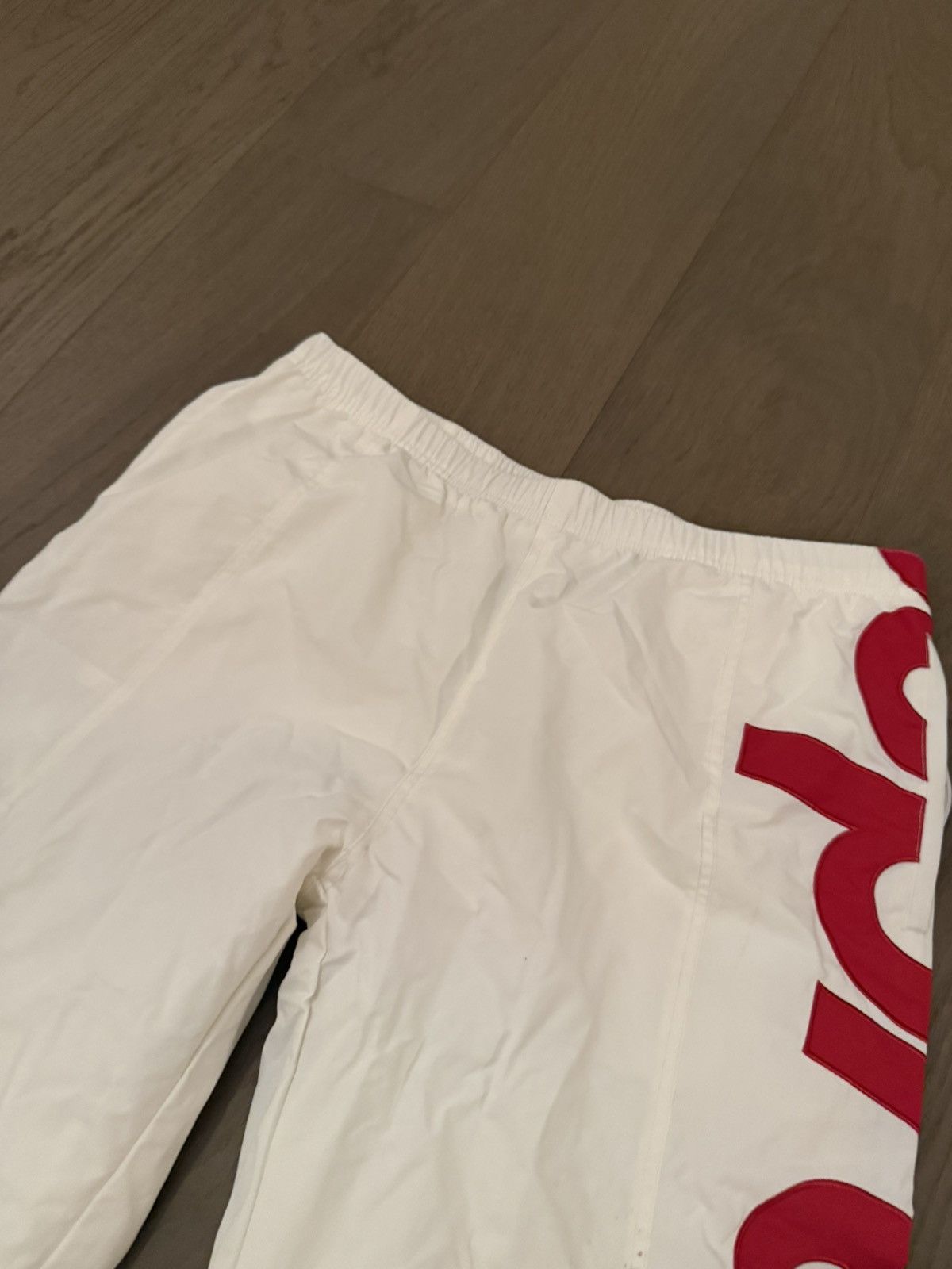 Supreme Supreme White Side Logo Track Pants XL – Verified Authentic Size US 38 / EU 54 - 5 Thumbnail
