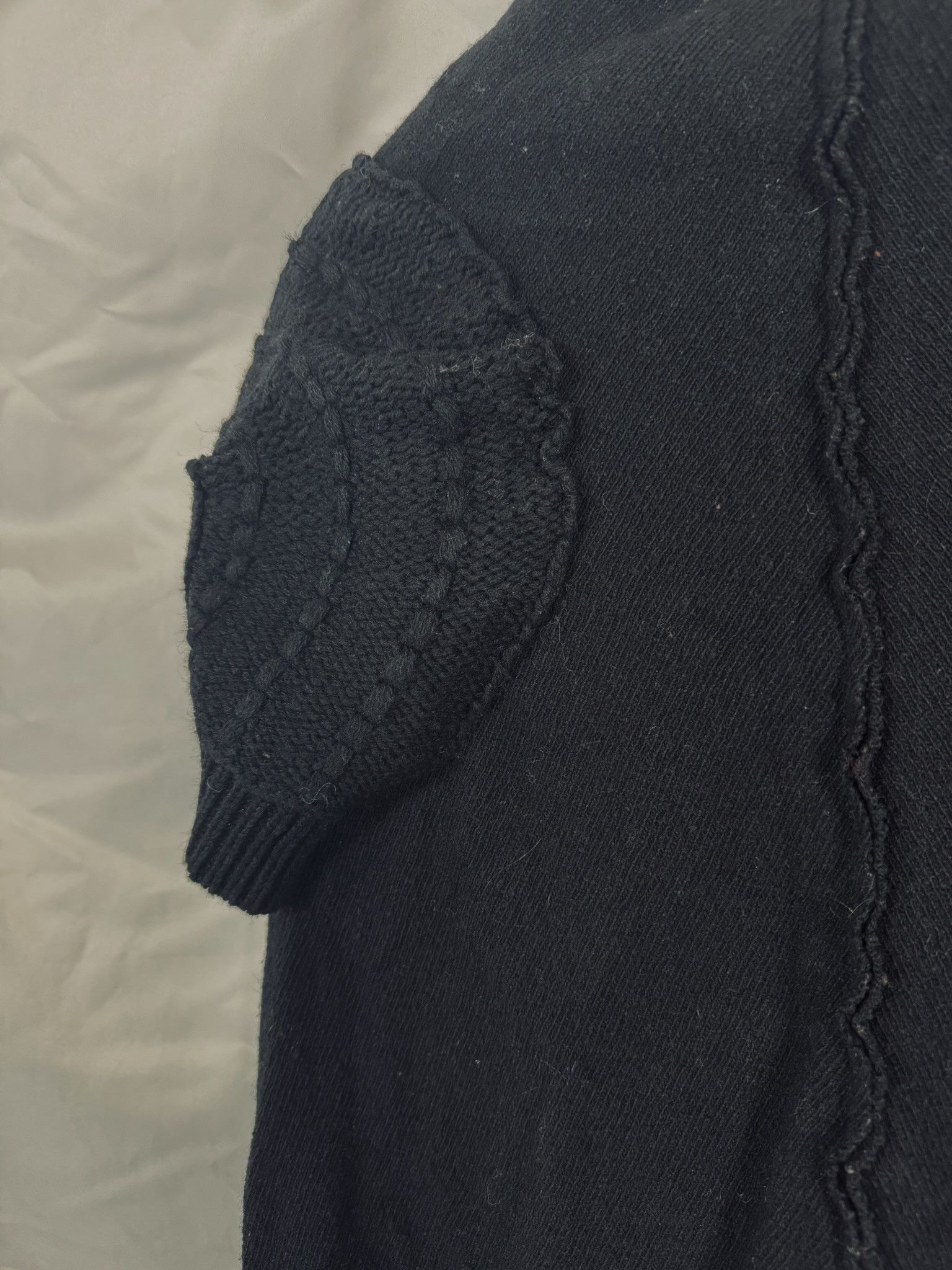 Yohji Yamamoto Vintage Y's Yohji Yamamoto Black Wool Knit Turtleneck Size M / US 6-8 / IT 42-44 - 10 Thumbnail