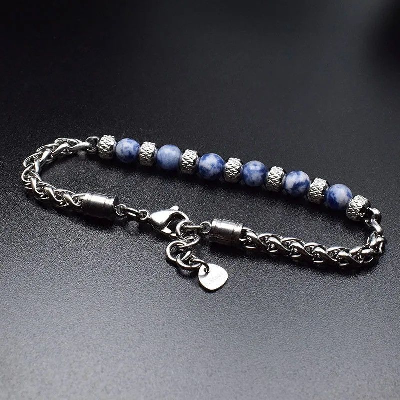 Other 6MM Adjustable Unique Natural Tiger Eye Stone Bracelets Size ONE SIZE - 1 Thumbnail