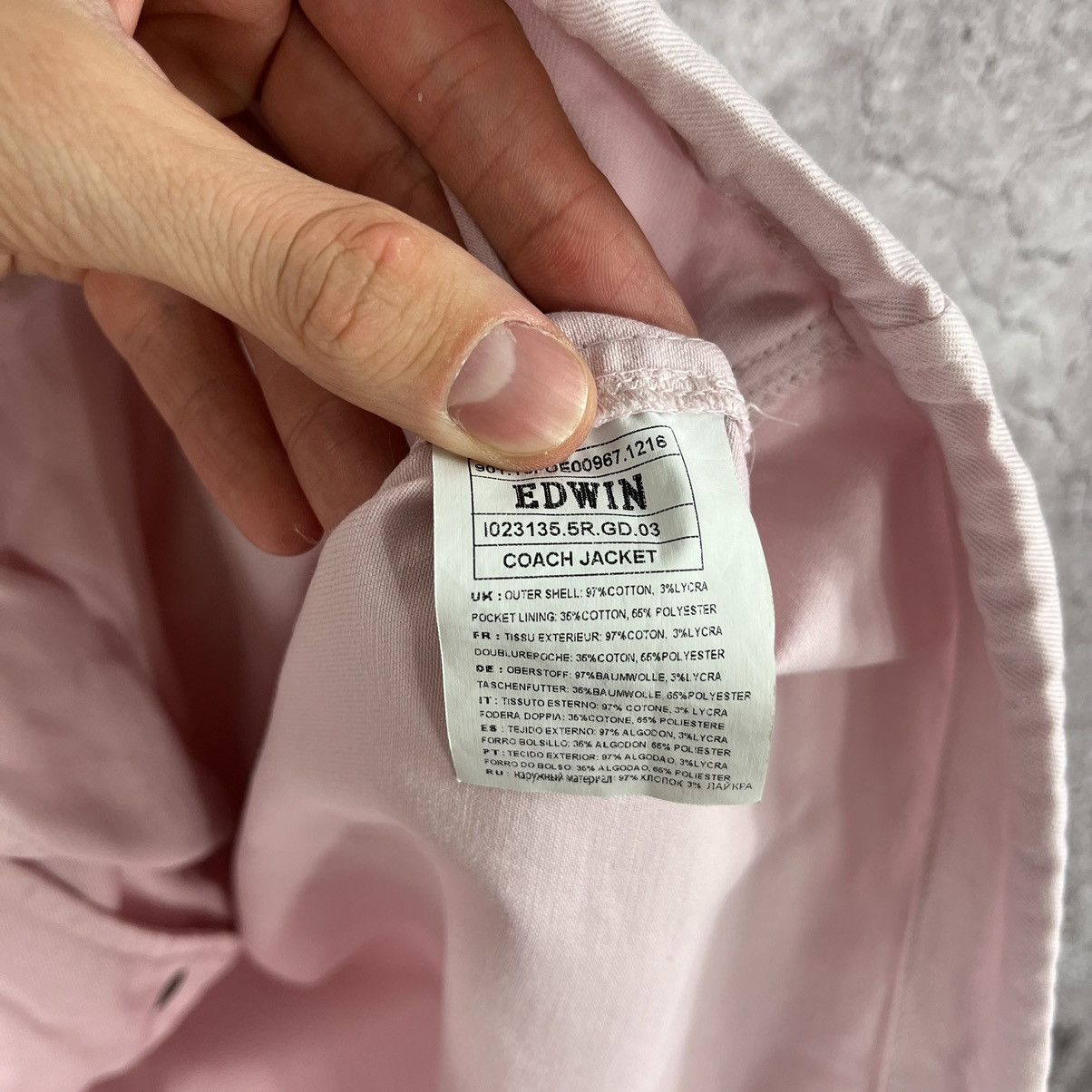 Edwin × Japanese Brand Edwin Coach Bomber Jacket Bomber Japanese Style Y2K Size L Size US L / EU 52-54 / 3 - 12 Thumbnail