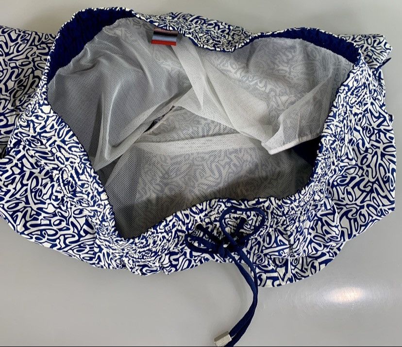 Brioni Brioni 🇮🇹 Blue Logo Script SeaMaster Resort Swim Trunk XL NWT Size US 38 / EU 54 - 11 Thumbnail