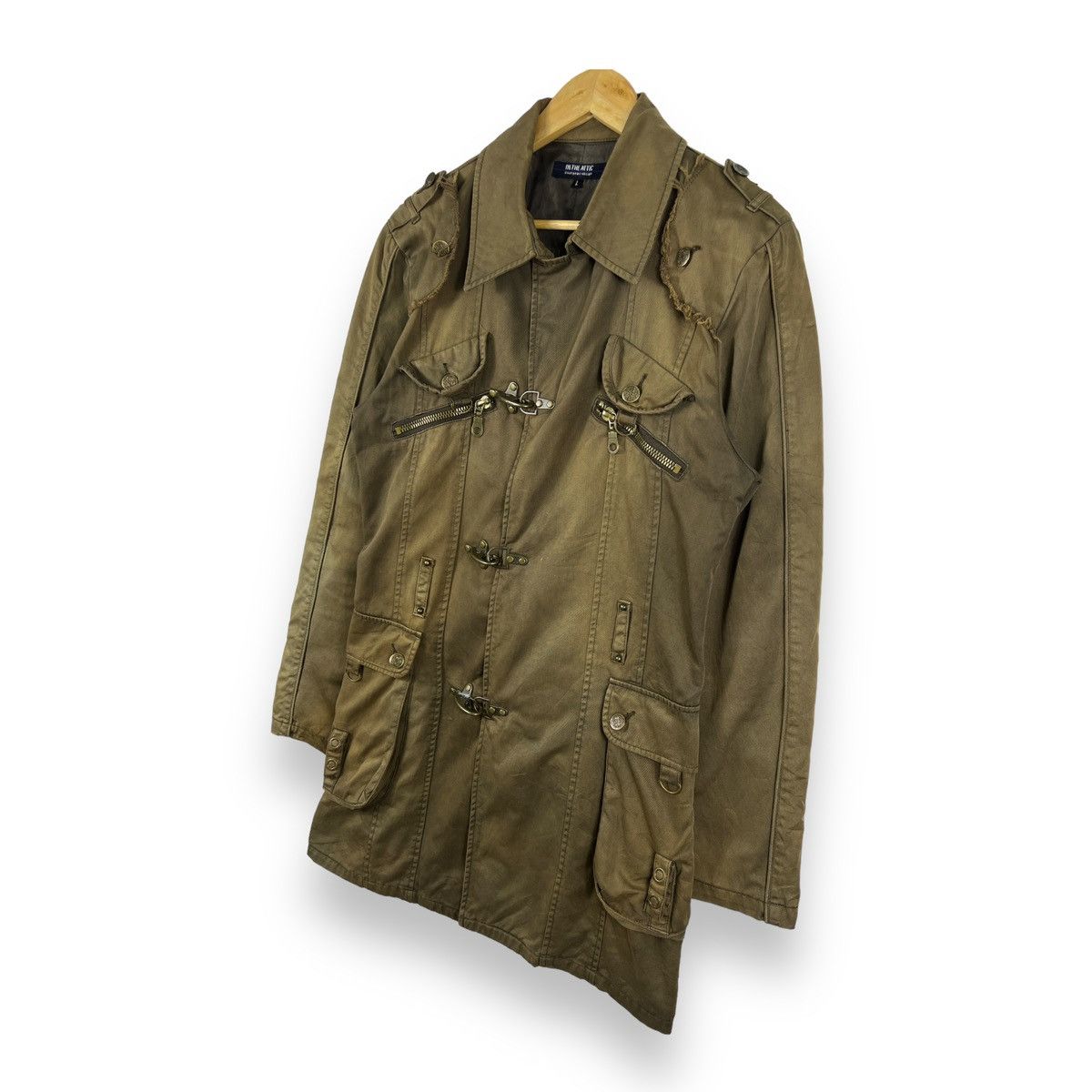 If Six Was Nine 🔥BONDAGE IN THE ATTIC changeabi design DISTRESS belt parka Size M / US 6-8 / IT 42-44 - 3 Thumbnail