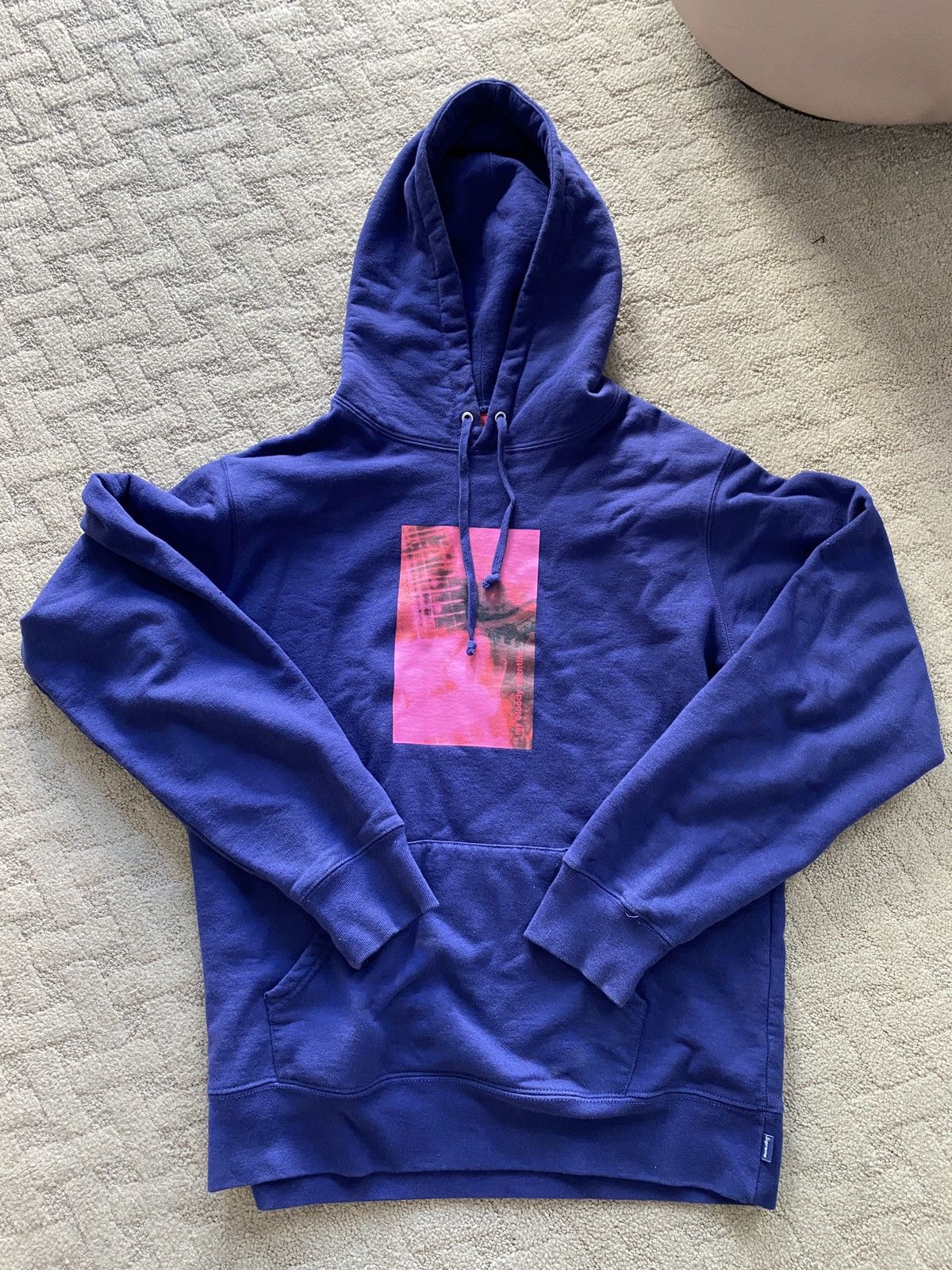 image of My Bloody Valentine X Supreme Loveless Hoodie Sweatshirt in Purple, Men's (Size Medium)