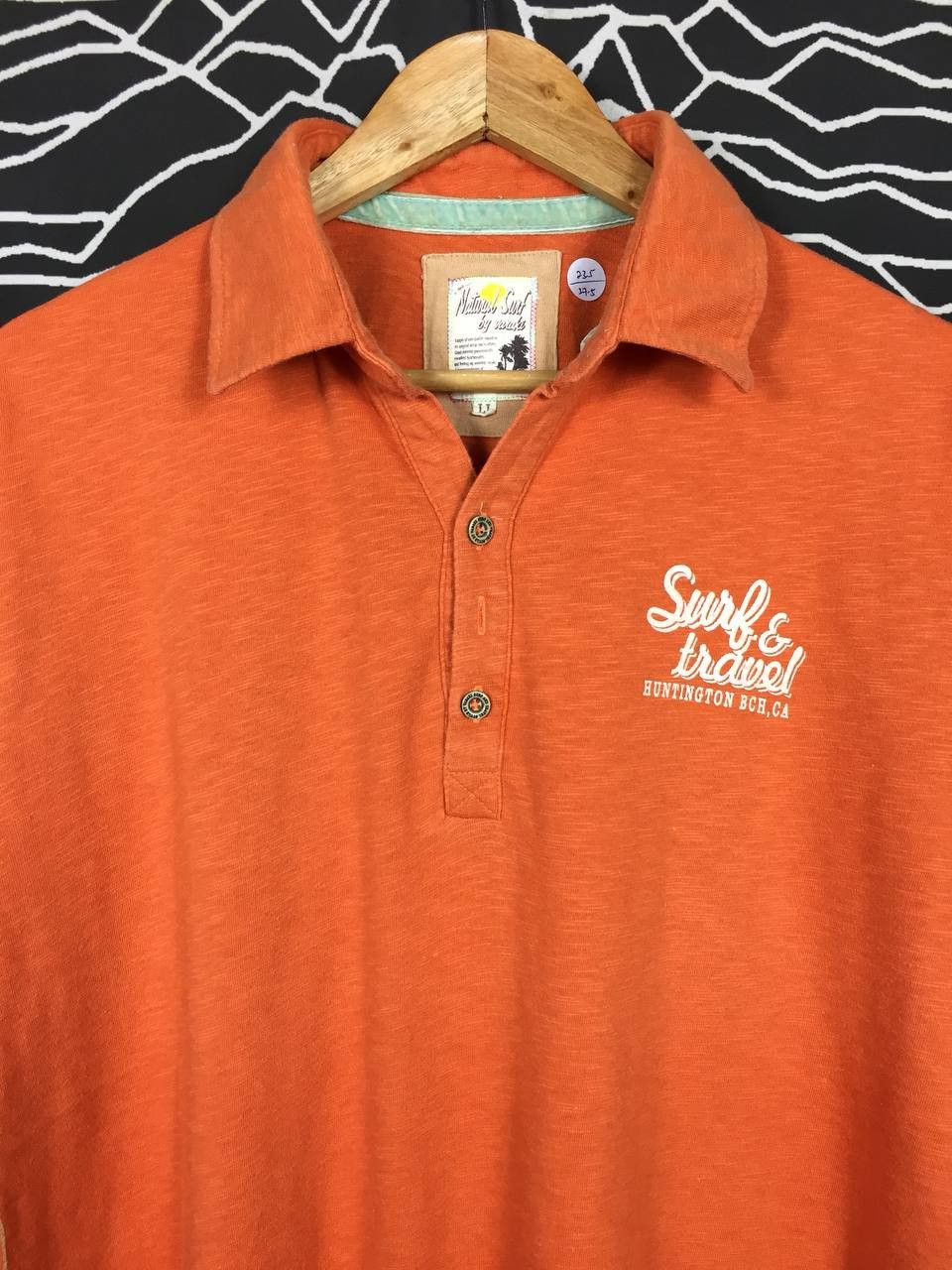 Vintage Vtg Natural Trip Surf & Travel Huntington Beach Polo Tee Size US XL / EU 56 / 4 - 5 Thumbnail