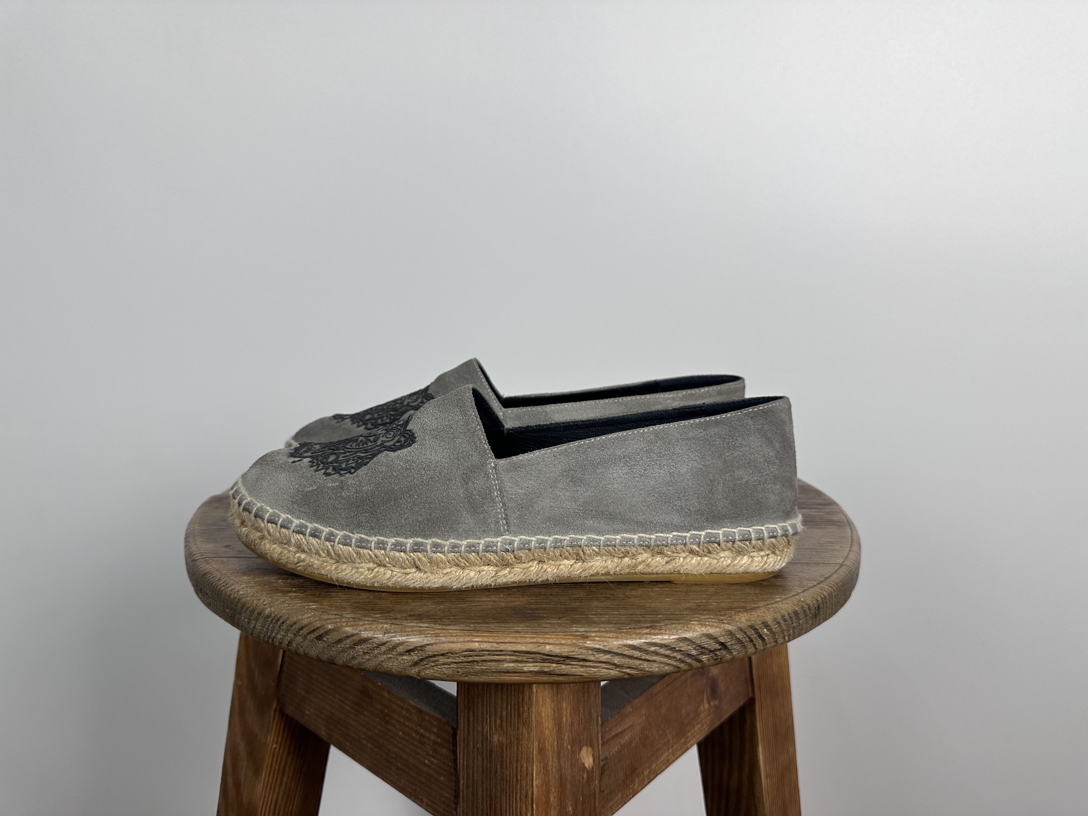 Kenzo KENZO Paris Canvas Tiger Espadrilles Shoes Gray Size 36 Size US 6 / IT 36 - 2 Thumbnail