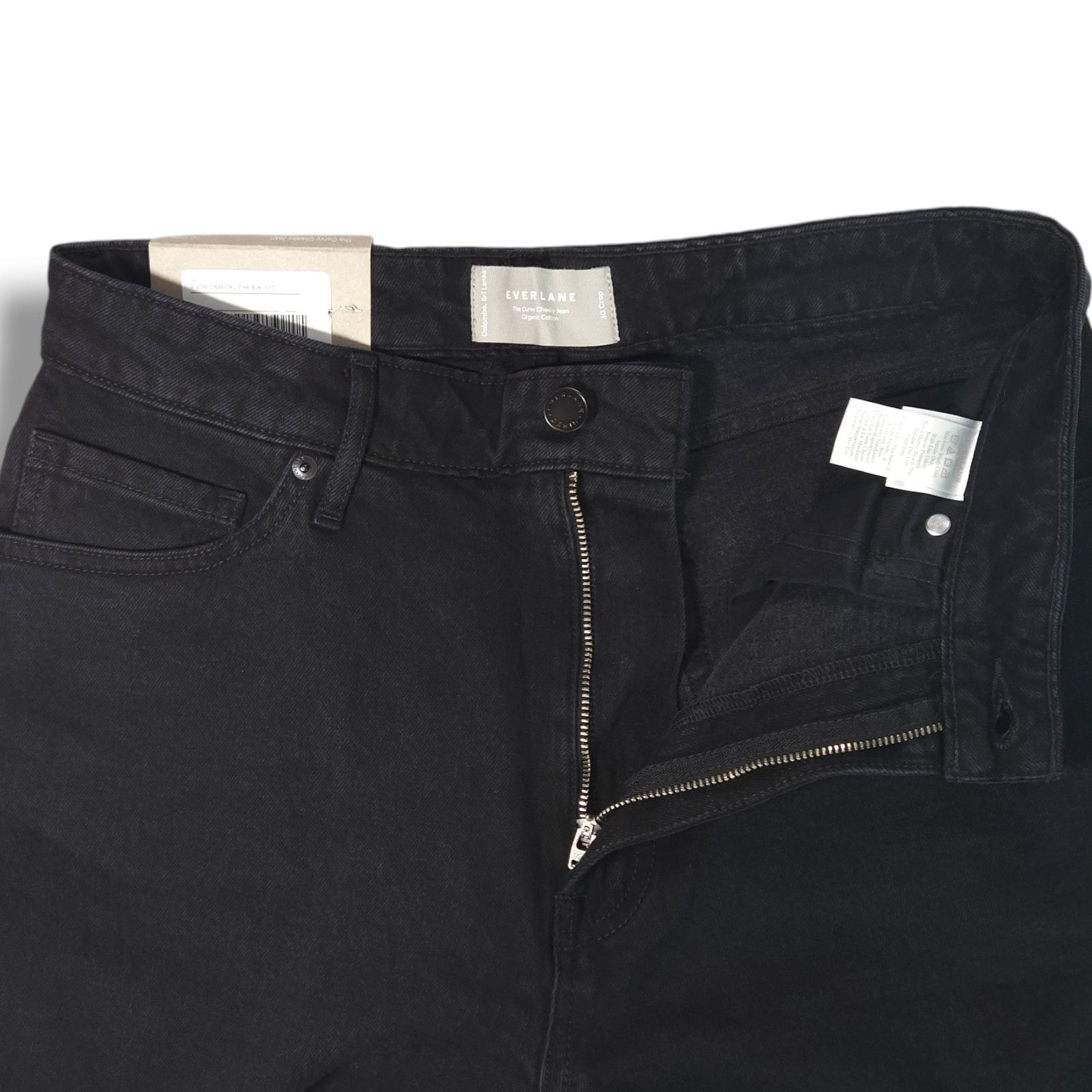 NWT Everlane The Original Curvy Cheeky Jeans Sz. 30x26 Crop