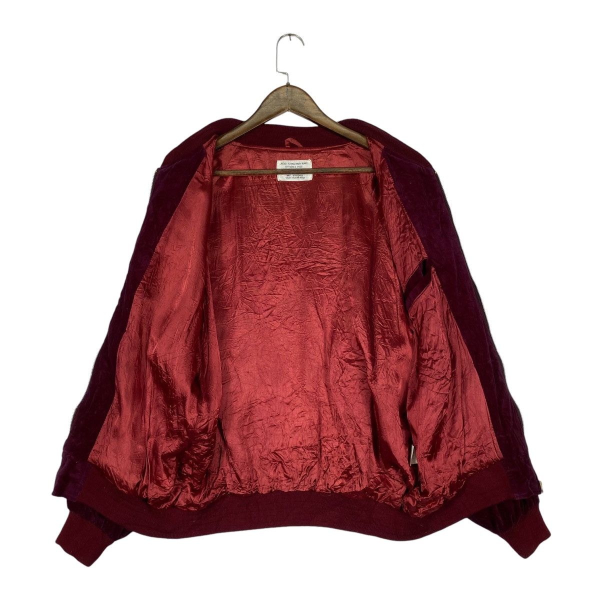 Japanese Brand Vintage Sukajan Embroidery Silk Lined Velvet Jacket Size US L / EU 52-54 / 3 - 4 Thumbnail