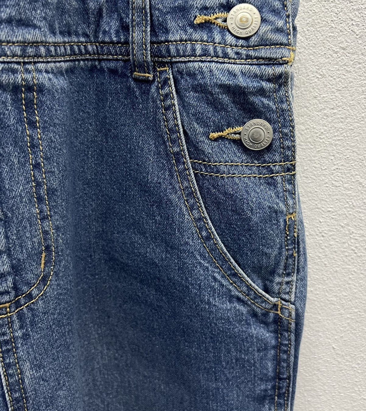 Japanese Brand × Vintage COLZA Women’s Denim Overalls - 100% Cotton, Size L Size US 34 / EU 50 - 8 Thumbnail