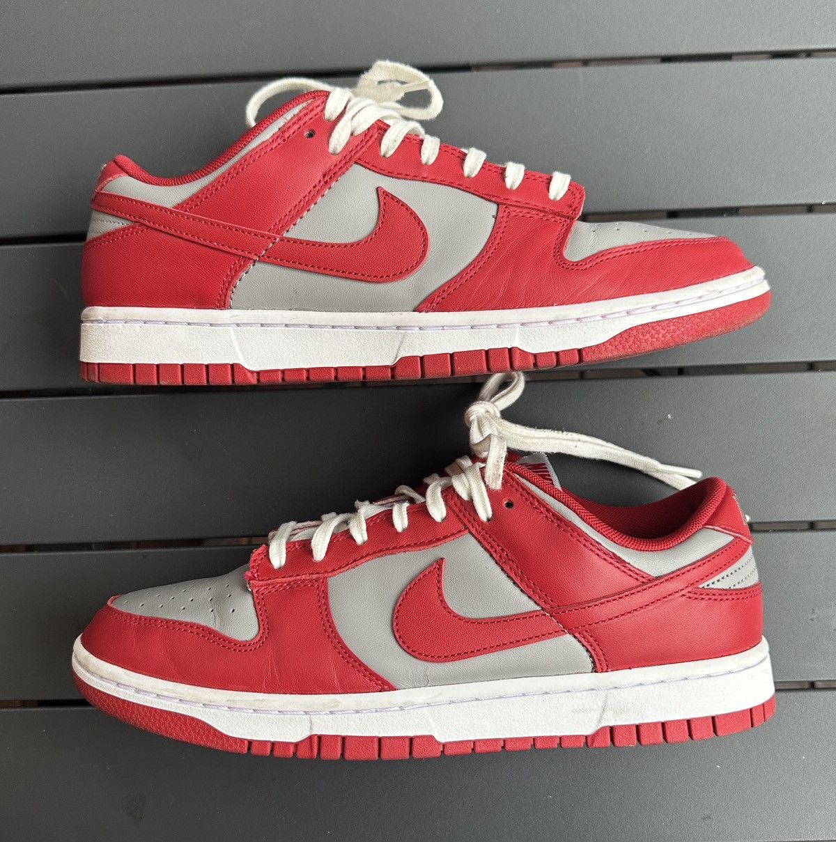 retro medium grey varsity red unlv