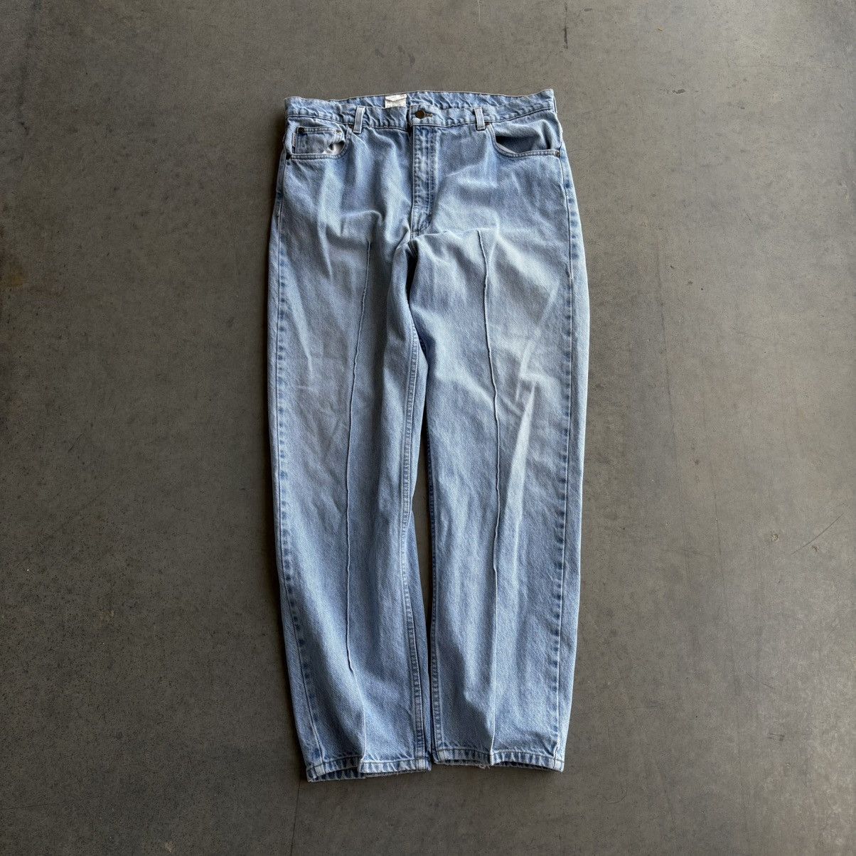 Carhartt Vintage Carhartt Baggy Blue Jeans Tapered Baggy Fit 40x30 Size US 40 / EU 56 - 7 Thumbnail