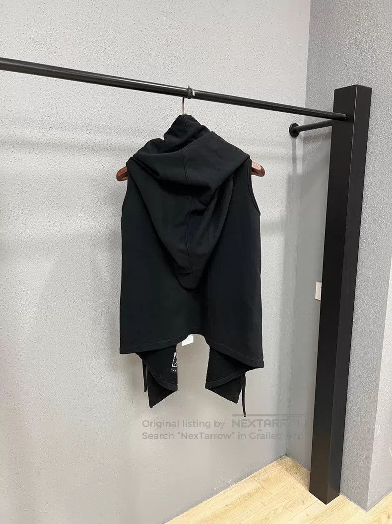 Rick Owens Rick Owens Black Wizard Hat Shawl Jacket Size S / US 4 / IT 40 - 2 Thumbnail