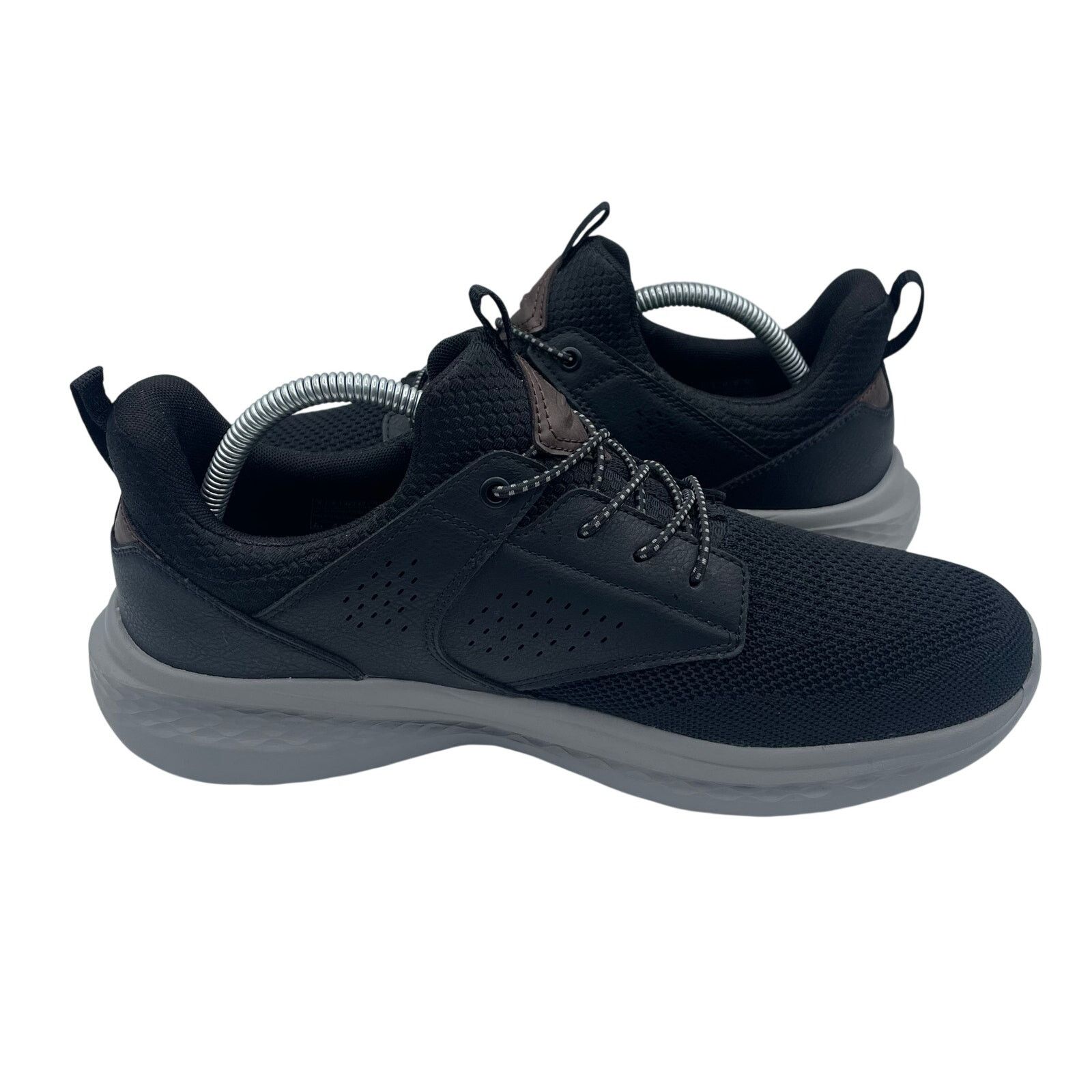 SKECHERS Skechers Relaxed Fit Slade Breyer Vegan Shoes Black Mens 9 Size US 9 / EU 42 - 5 Thumbnail