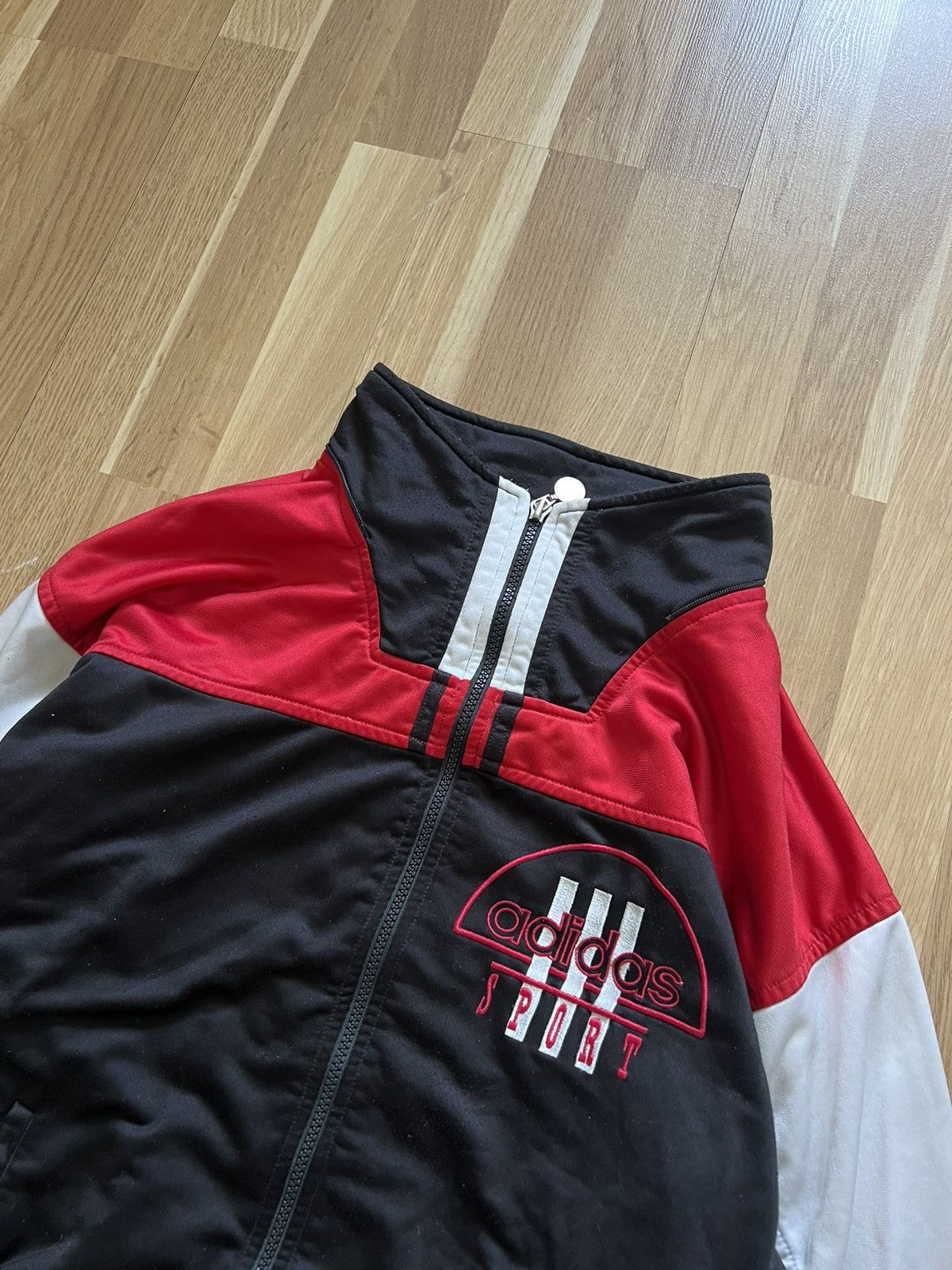 Adidas × Vintage Adidas Sport vintage 90s zip up track jacket opium Size US M / EU 48-50 / 2 - 4 Thumbnail