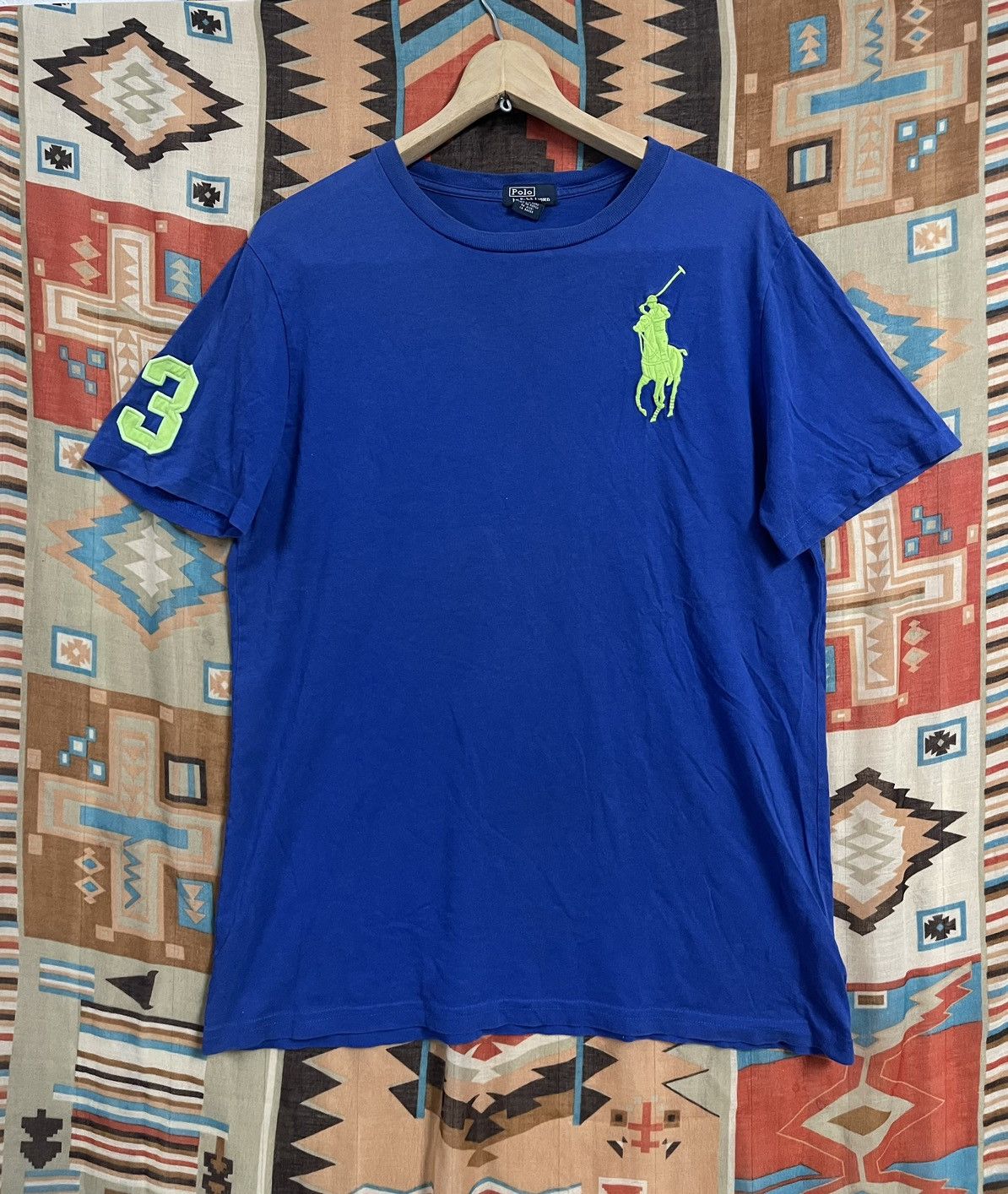 Polo Ralph Lauren × Vintage Vintage Polo Ralph Lauren T shirt XL fit L Big Pony Size US L / EU 52-54 / 3 - 1 Thumbnail