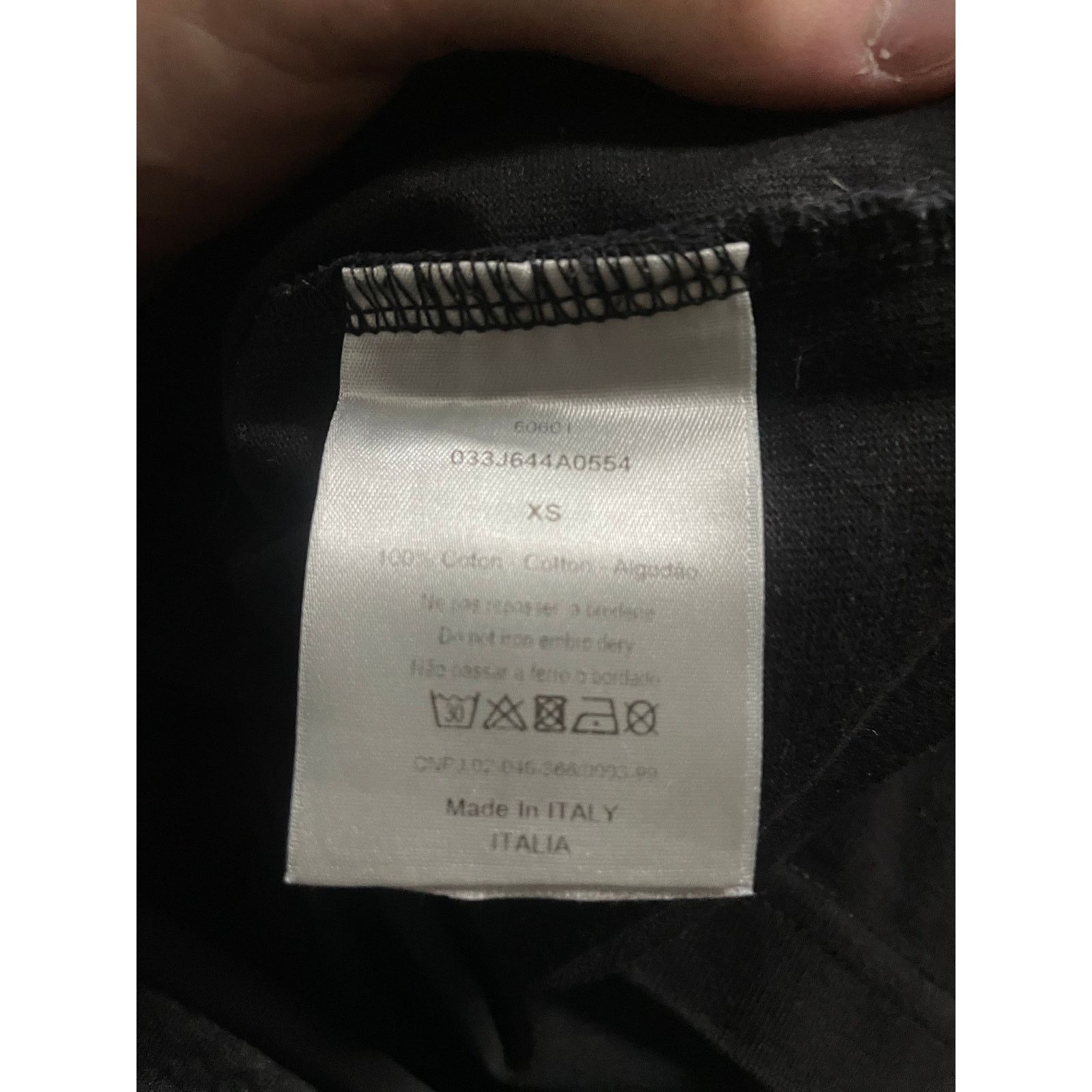 Dior Dior Stussy Bee Tee Black Used XS Size US XS / EU 42 / 0 - 2 Thumbnail