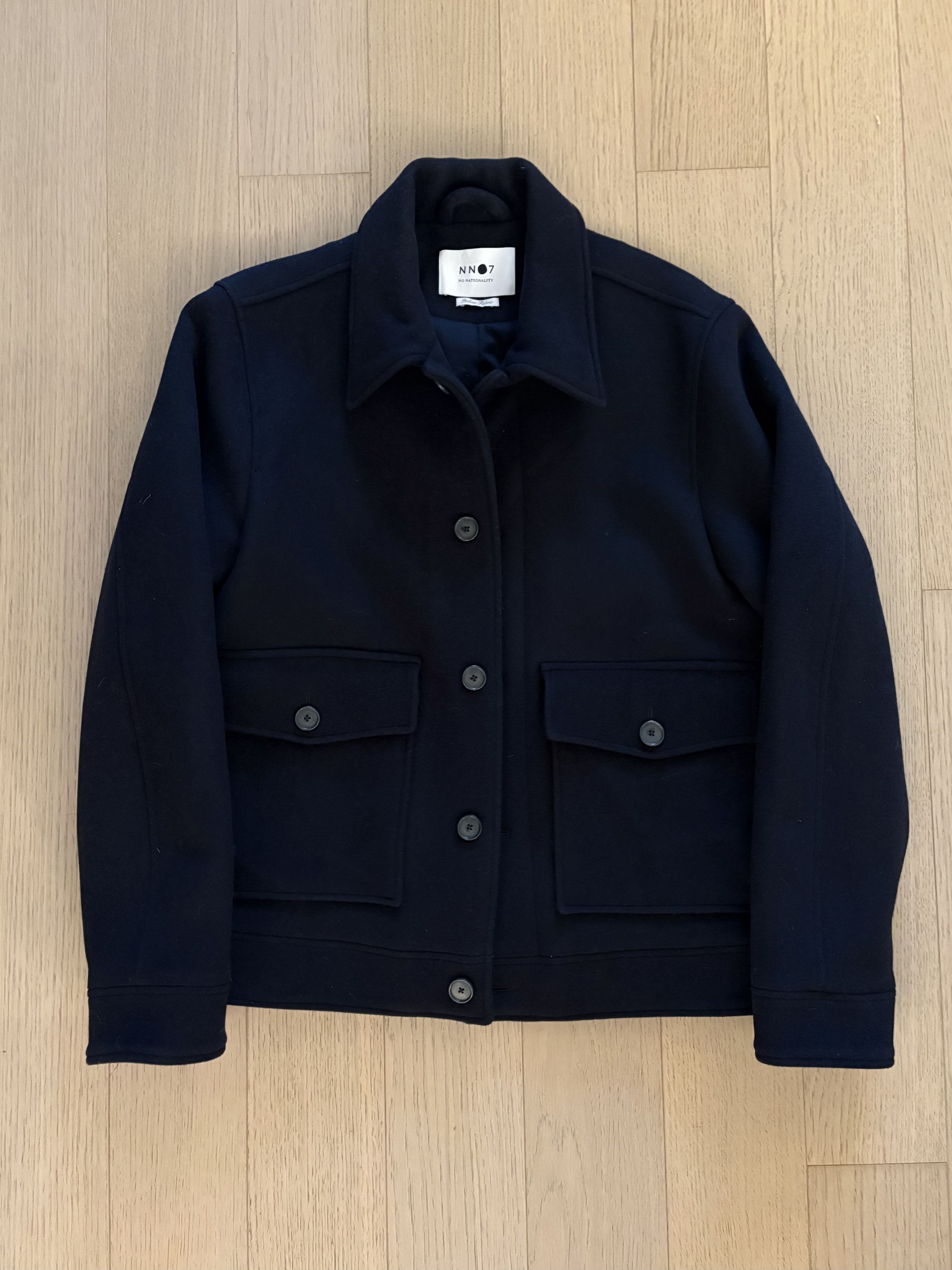 NN07 NN07 Julius flight jacket in wool/nylon Size US L / EU 52-54 / 3 - 4 Thumbnail