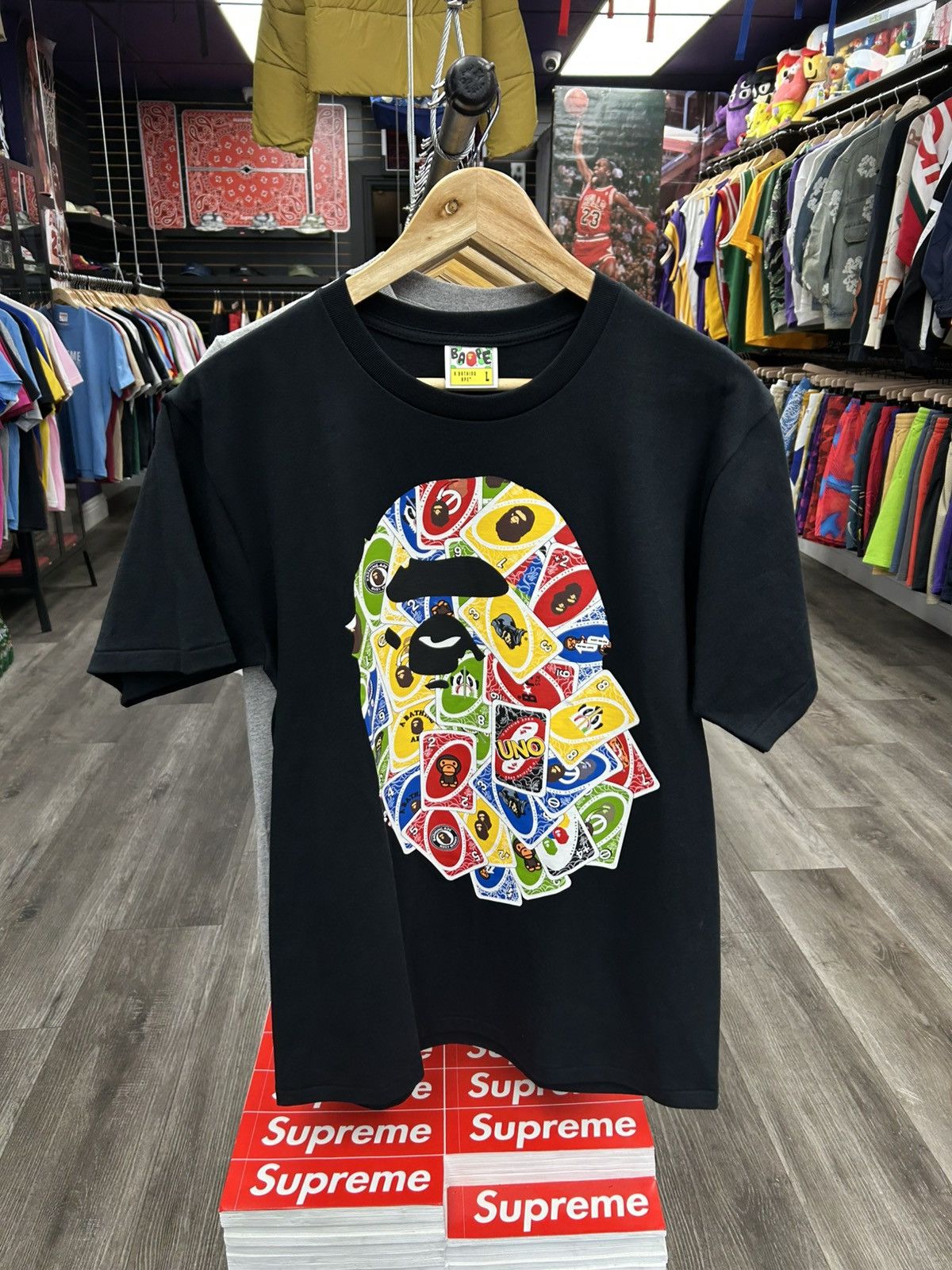 Bape Bape x UNO T-shirt Size US L / EU 52-54 / 3 - 1 Thumbnail
