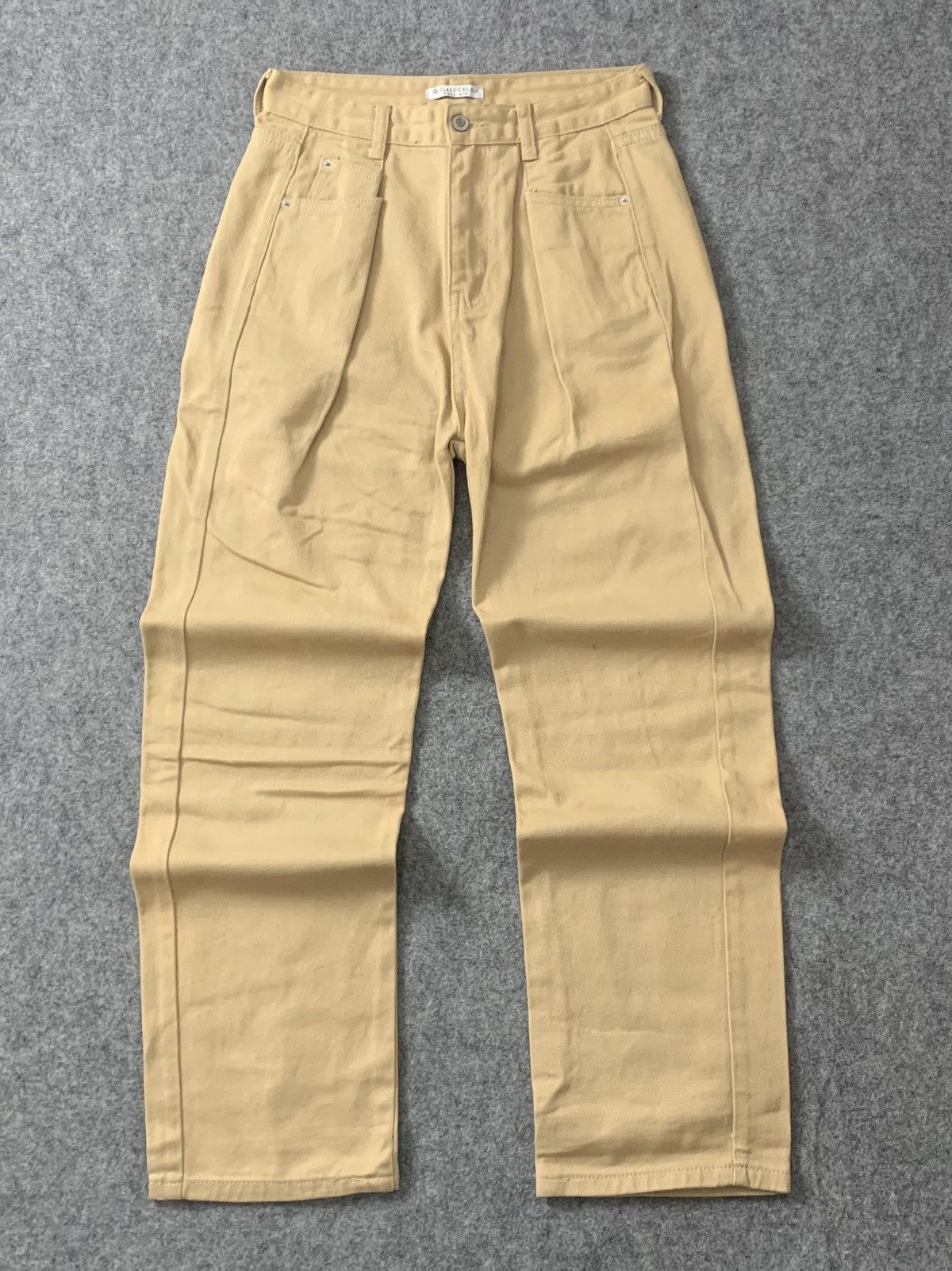 Japanese Brand × Vintage Vintage Cream 'Classical Elf' Regular Fit Longpants Size US 32 / EU 48 - 1 Thumbnail