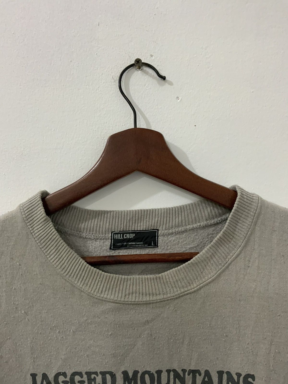 Japanese Brand Hill Crop Jagged Mountains Sweatshirt Size US L / EU 52-54 / 3 - 6 Thumbnail