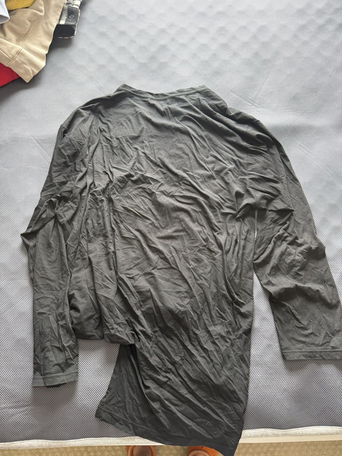 Yohji Yamamoto Yohji Yamamoto Pour Homme Long Sleeve Drape Shirt Size US L / EU 52-54 / 3 - 3 Thumbnail