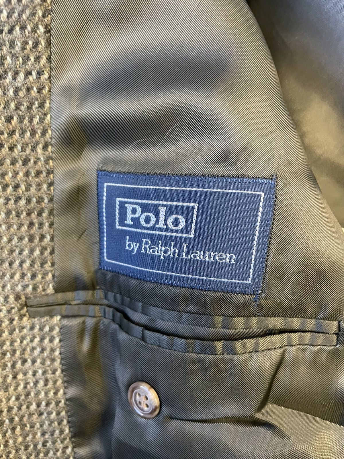 Polo Ralph Lauren × Vintage Vintage Tweed Jacket Size 46R - 8 Thumbnail