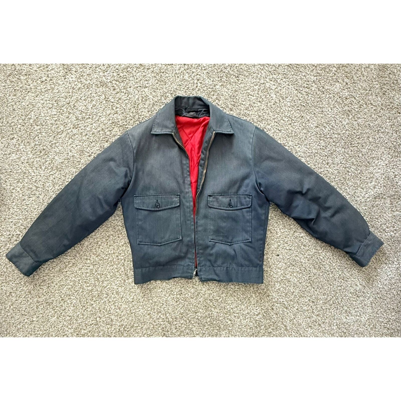 Other 1970s Vintage Lee Chetopa Twill Work Jacket - Gray Size US M / EU 48-50 / 2 - 1 Thumbnail