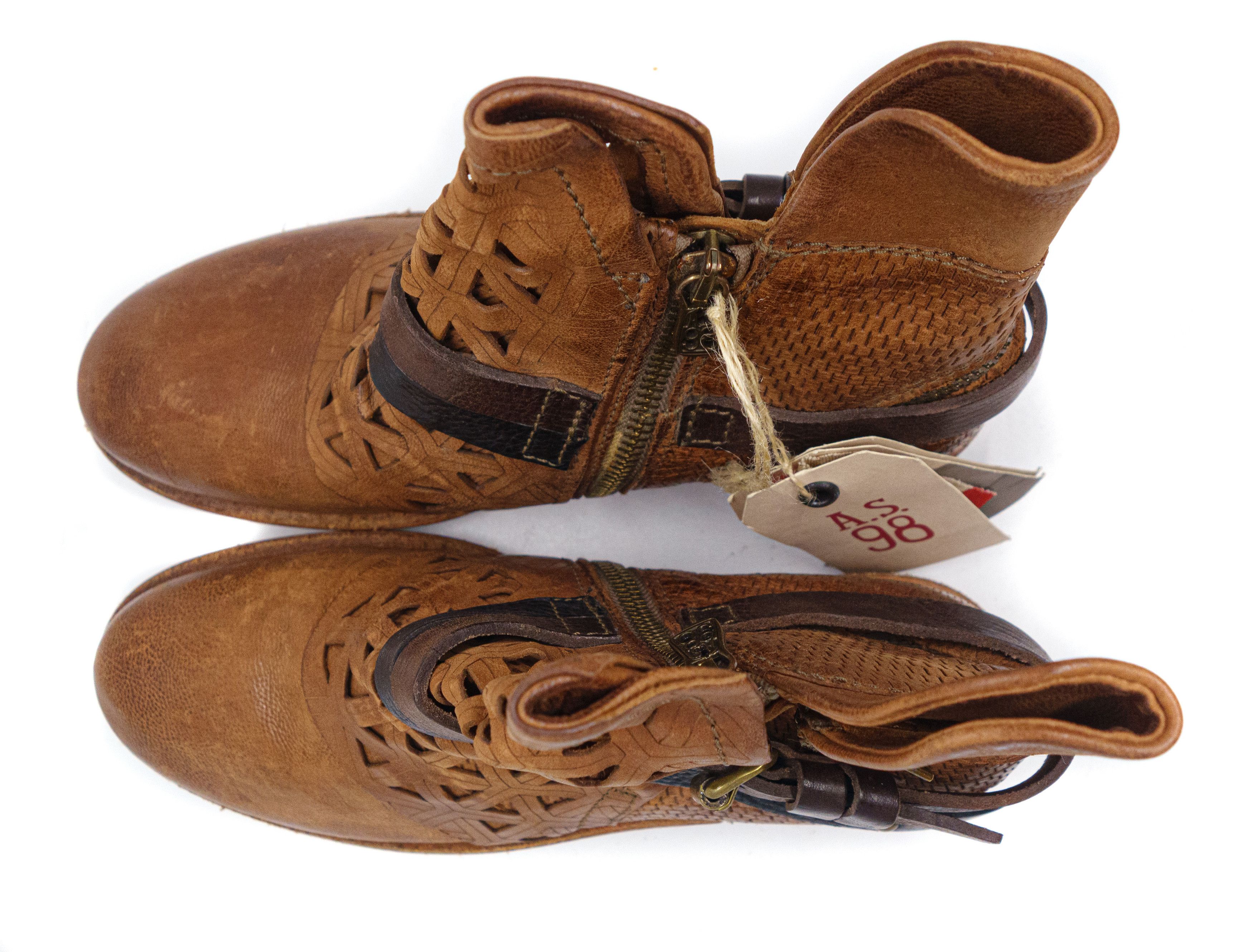 A.S.98 Napoleon Belted Leather Boots With Tags Size US 6 / IT 36 - 4 Thumbnail