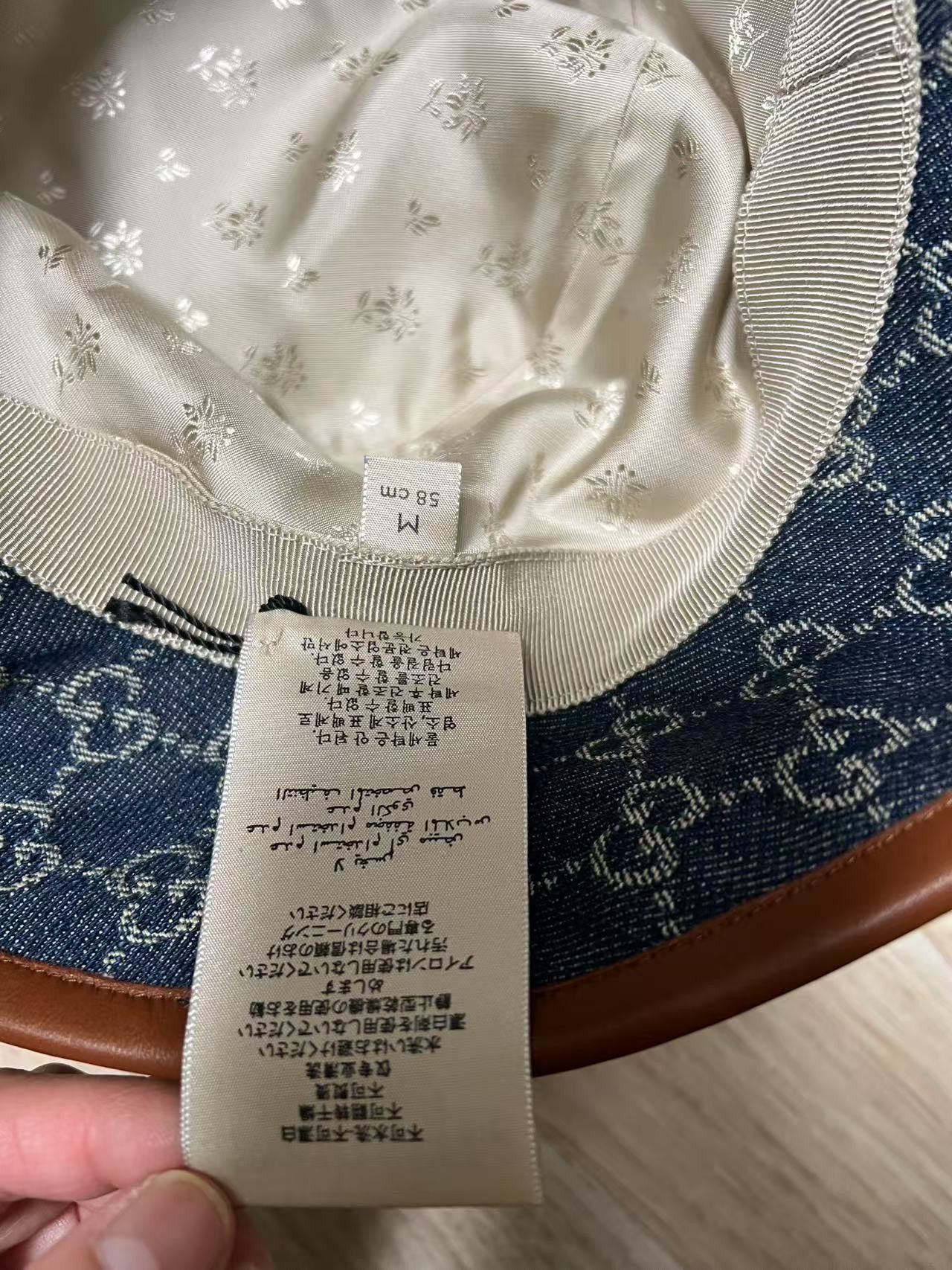 Gucci Gucci GG Denim Bucket Hat Size ONE SIZE - 12 Thumbnail