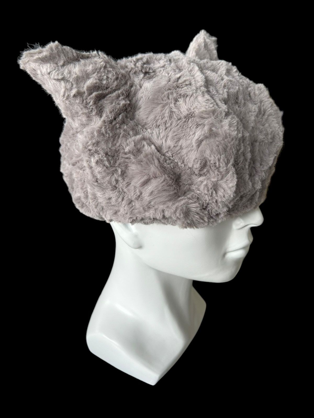 Japanese Brand × Kapital × Vintage Devil Horn Bunny Japanese Brand dignity Fur Beanie Hats ☠️ Size ONE SIZE - 2 Thumbnail