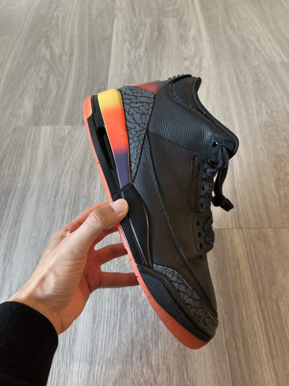 J Balvin × Jordan Brand J Balvin X Air Jordan Retro 3 Rio Size 9.5 Size US 9.5 / EU 42-43 - 7 Thumbnail
