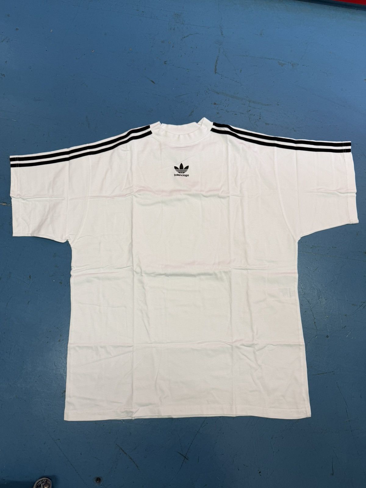 Adidas × Balenciaga BALENCIAGA X ADIDAS WHITE TEE Size US XXL / EU 58 / 5 - 1 Thumbnail