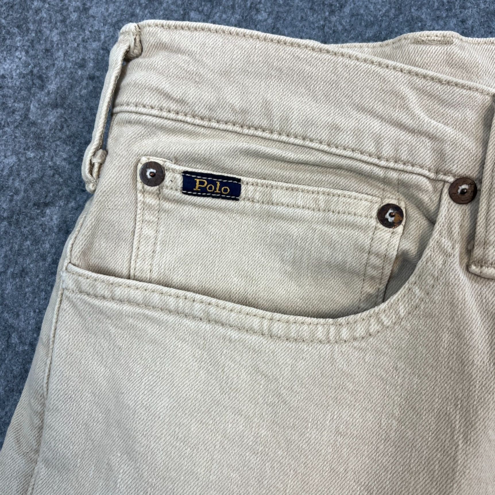 Polo Ralph Lauren Polo Ralph Lauren Jeans Main Selling Point Brand Category: Jeans Adult Size 40 White Light Stretch Regular 5-Pocket Mens Denim Cotton Elastane Java Size US L / EU 52-54 / 3 - 7 Thumbnail