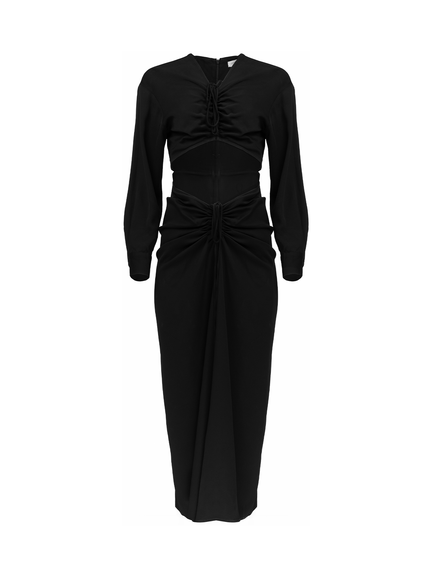 Christopher Esber Multi Panel Disconnect Ruched Halter Dress | Grailed