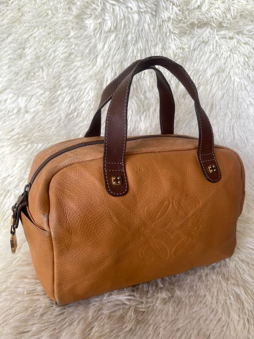 Loewe Loewe Anagram Leather Boston Bag Size ONE SIZE - 6 Thumbnail