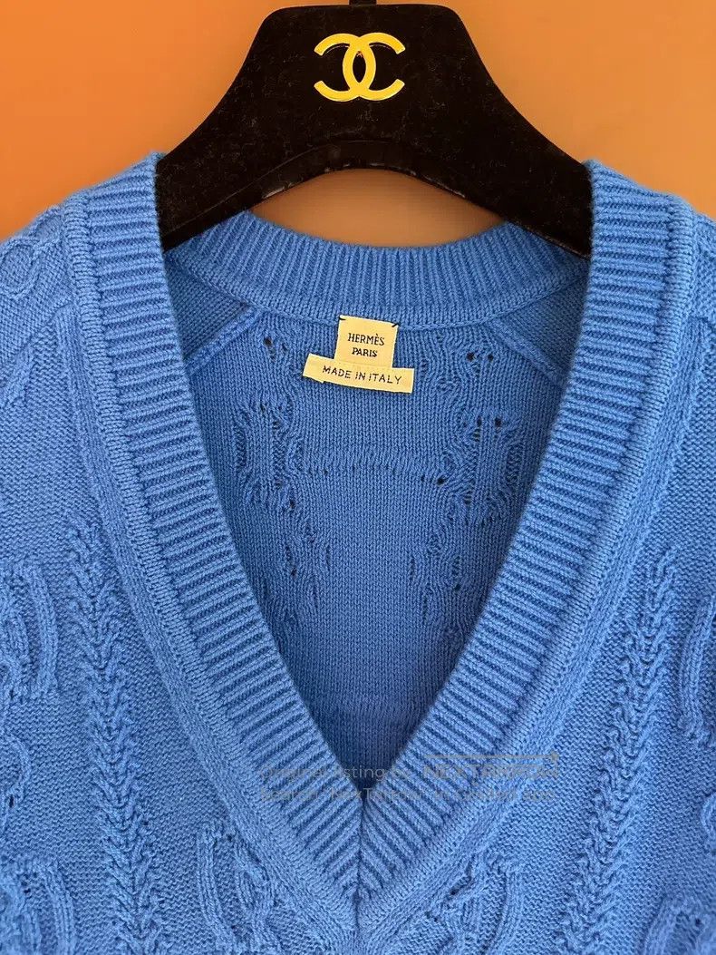 Hermes Hermes Jacquard Knit Dress Size XXS / US 00 / IT 34 - 3 Thumbnail