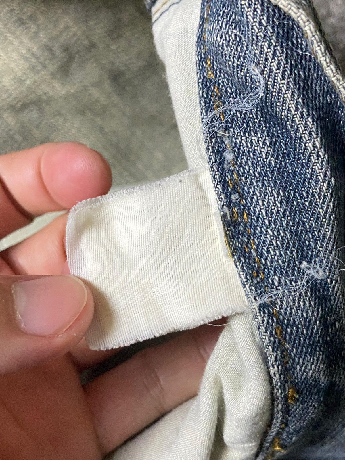 Japanese Brand Amore Puro American Distressed Denim Jeans (142) Size US 40 / EU 56 - 5 Thumbnail