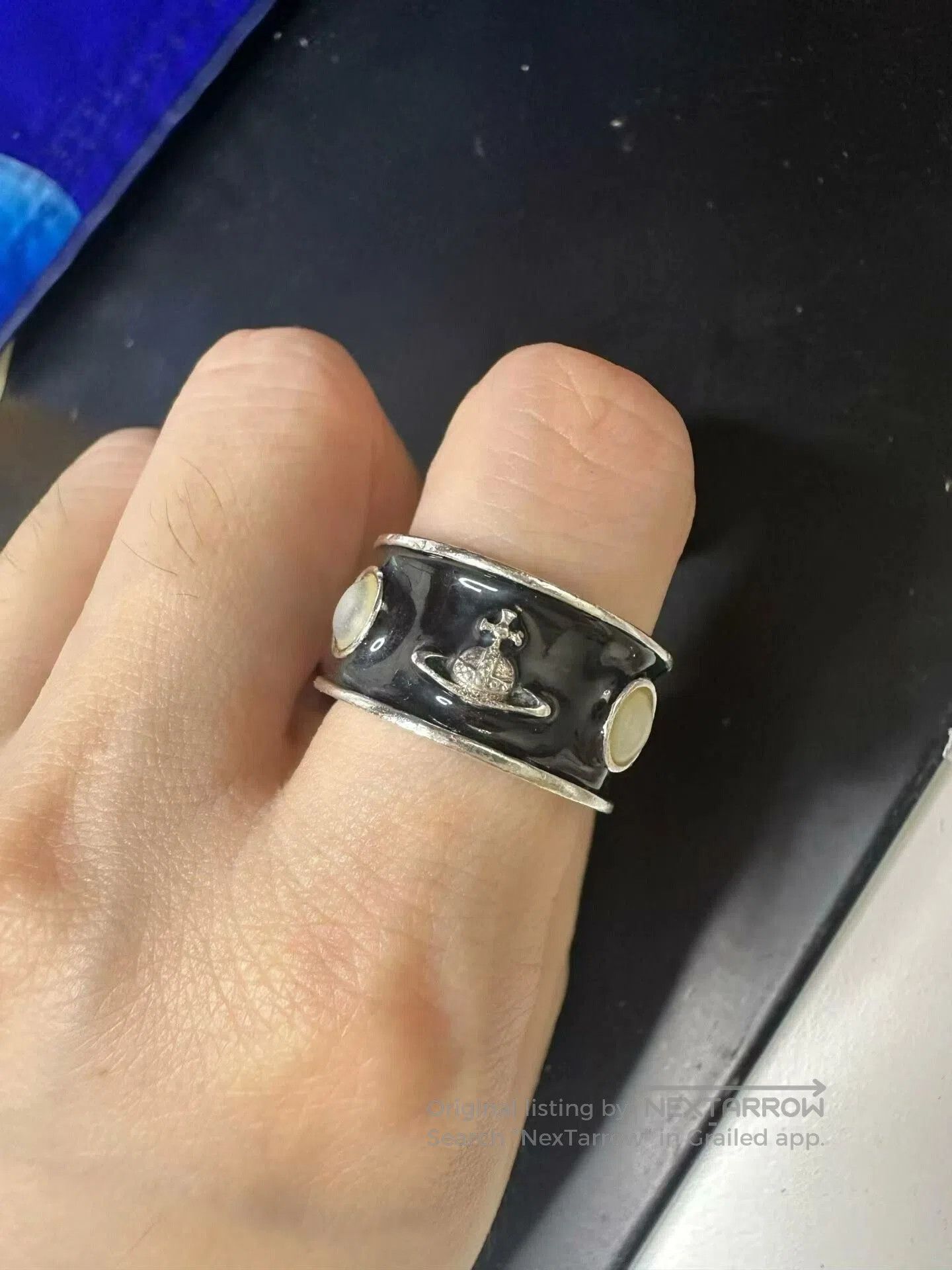 Vivienne Westwood Vivienne Westwood Saturn King Ring. Size ONE SIZE - 6 Thumbnail