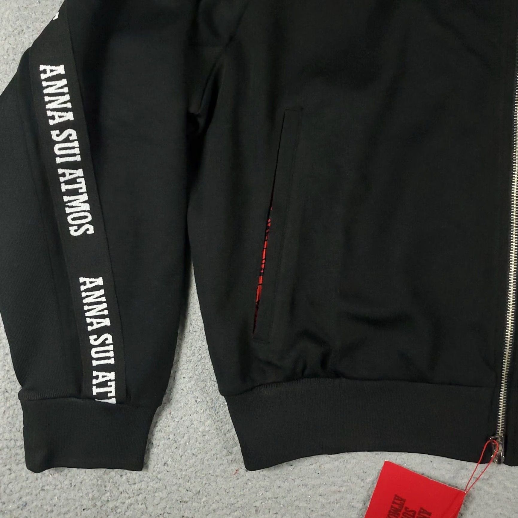 Vintage Atmos Jacket Mens Size Medium Black Full Zip Track Jacket Size US M / EU 48-50 / 2 - 3 Thumbnail