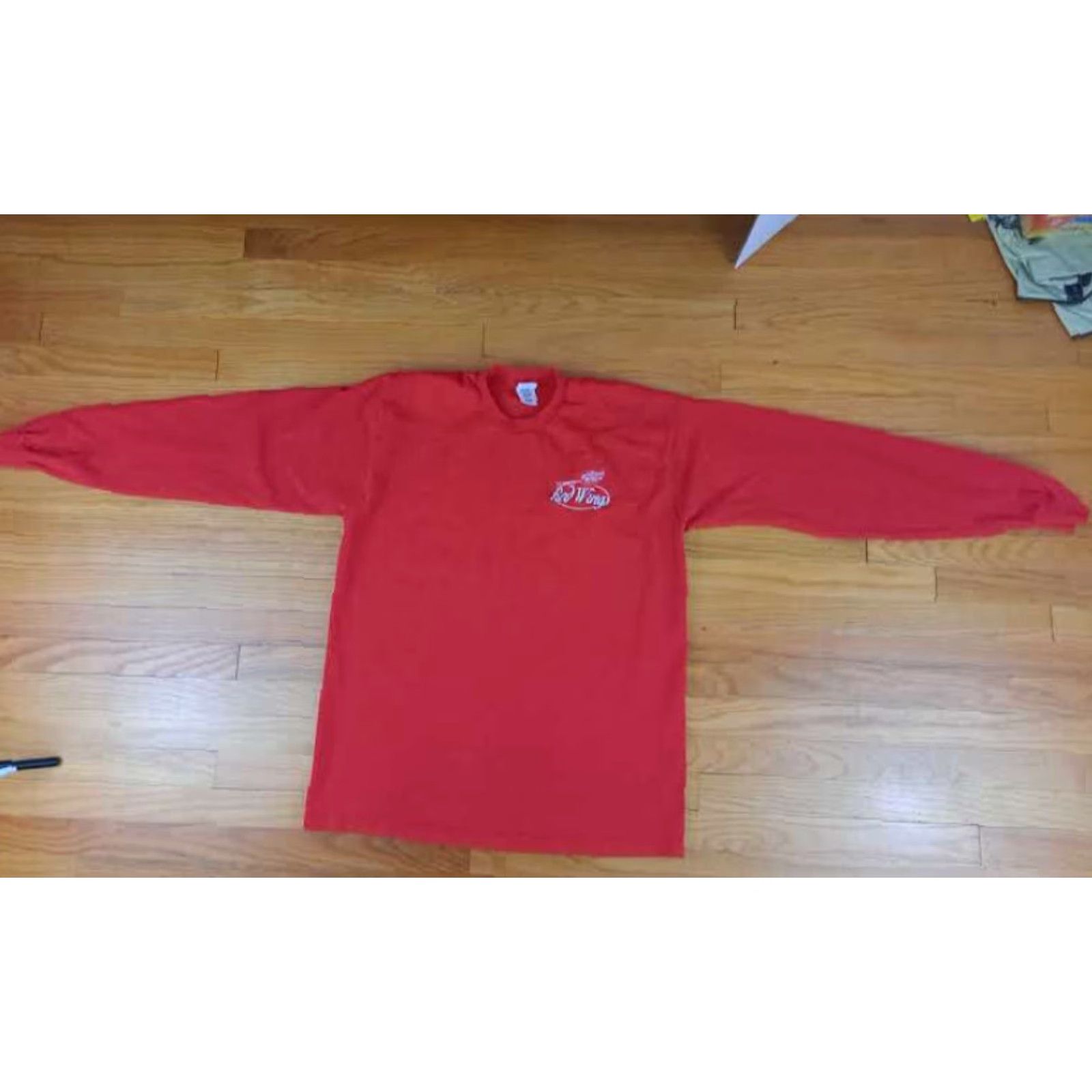 Pro Player VINTAGE Detroit Red Wings Embroidered Long Sleeve 2XL Pro Player USA Shirt Size US XXL / EU 58 / 5 - 2 Thumbnail