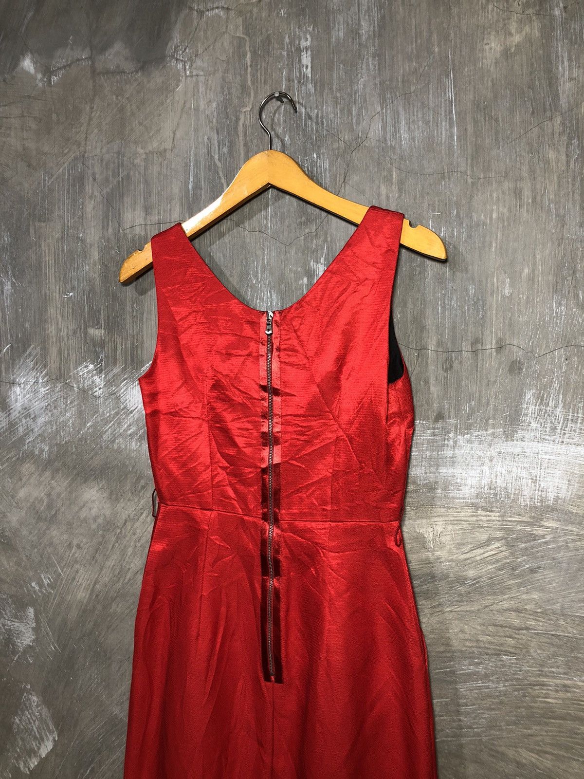 Designer × Dolce & Gabbana × Vintage Dolce & Gabbana Red Midi Dress Size XS / US 0-2 / IT 36-38 - 6 Thumbnail