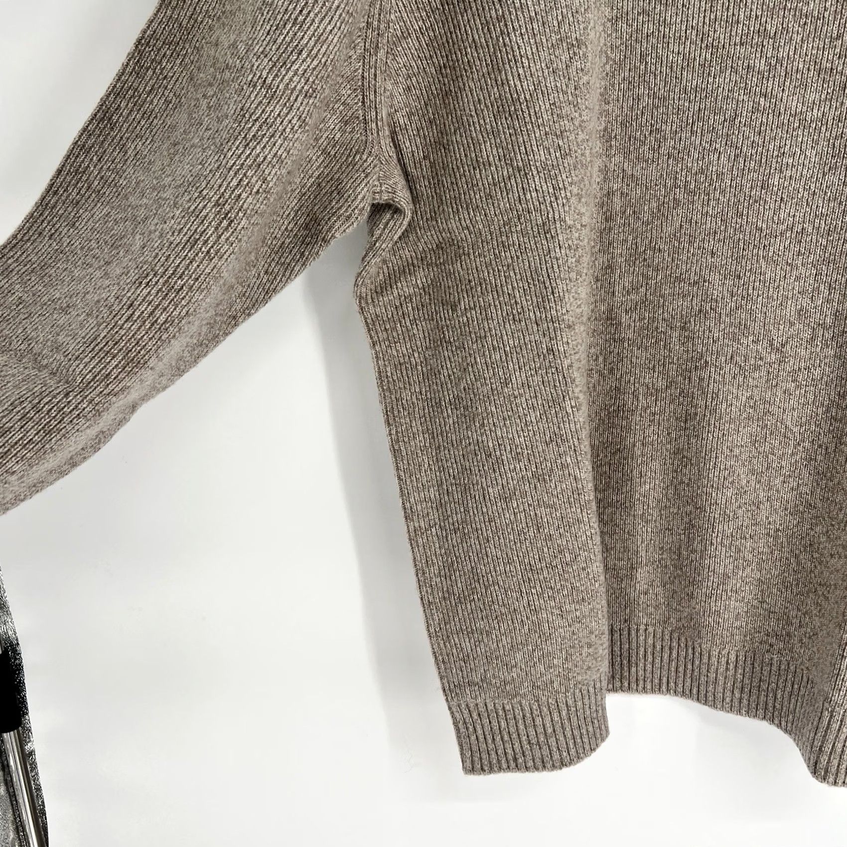 NAADAM Nadaam Men’s Cashmere Blend Crewneck Sweater 2XL Beige Pullover Long Sleeve Knit Casual, Business, Formal, Travel Mens Beige 2XL Crew Neck Sweater Size US XXL / EU 58 / 5 - 2 Thumbnail