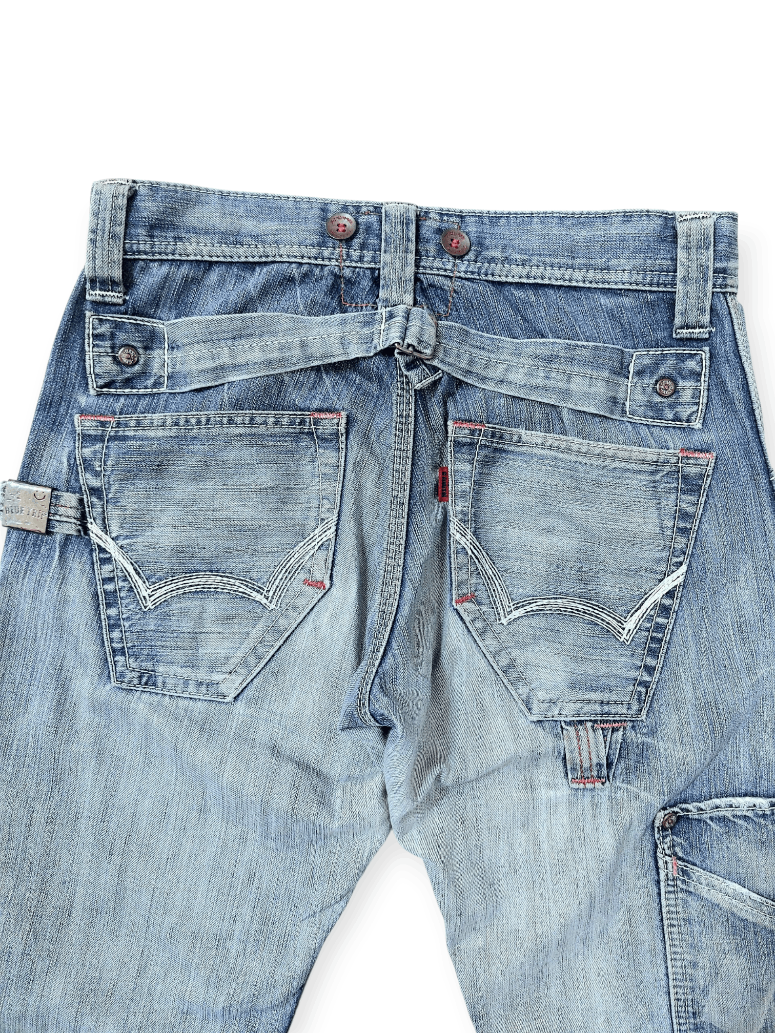 Edwin Edwin Retro Blue trip Buckle Back Unique Pocket Denim Size US 30 / EU 46 - 20 Thumbnail