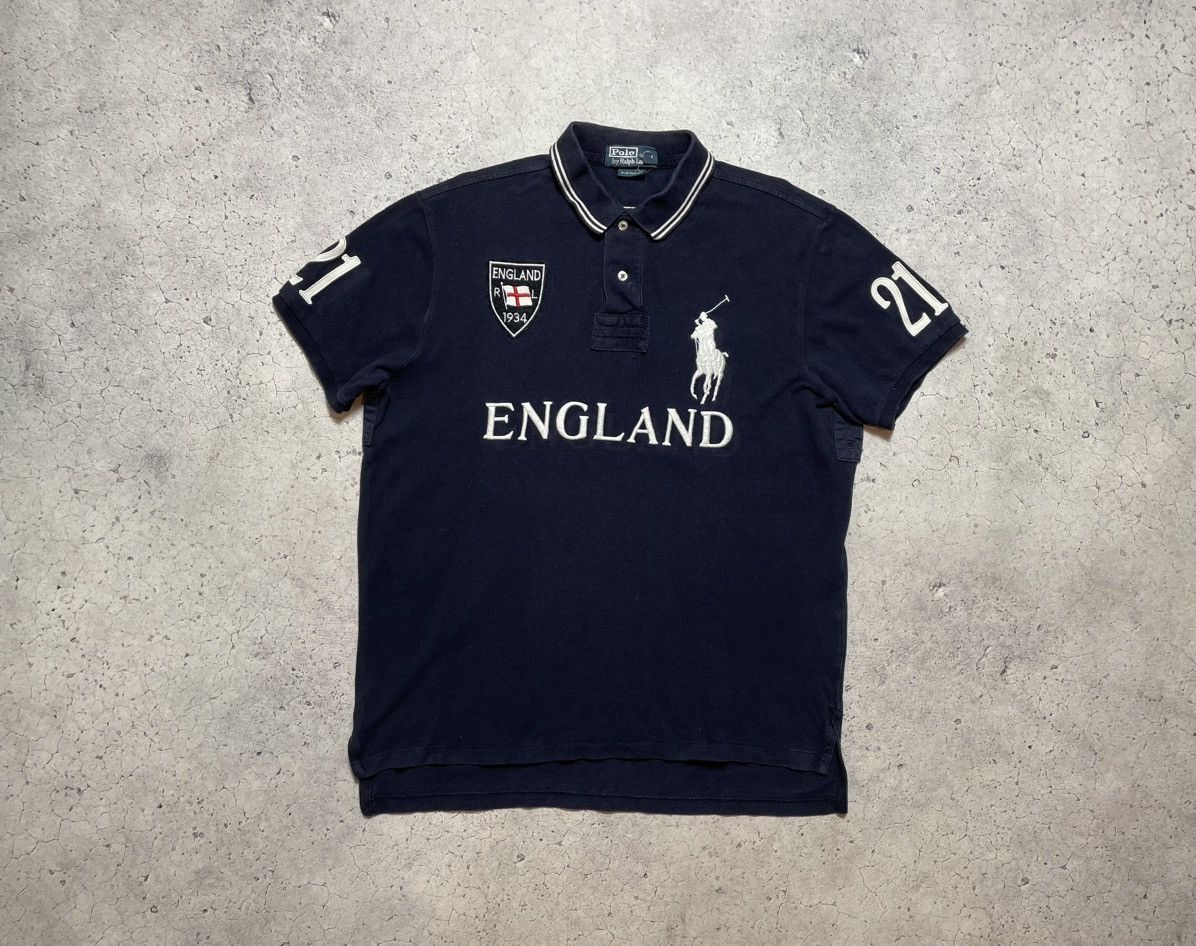 Vintage Polo Shirt Polo Ralph Lauren England Big Pony #21
