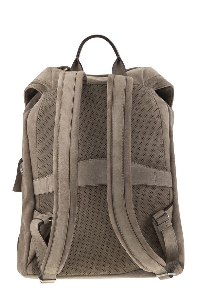 Brunello Cucinelli o1w1db11025 Size: OS/ Backpack in Dark Grey Size ONE SIZE - 2 Thumbnail