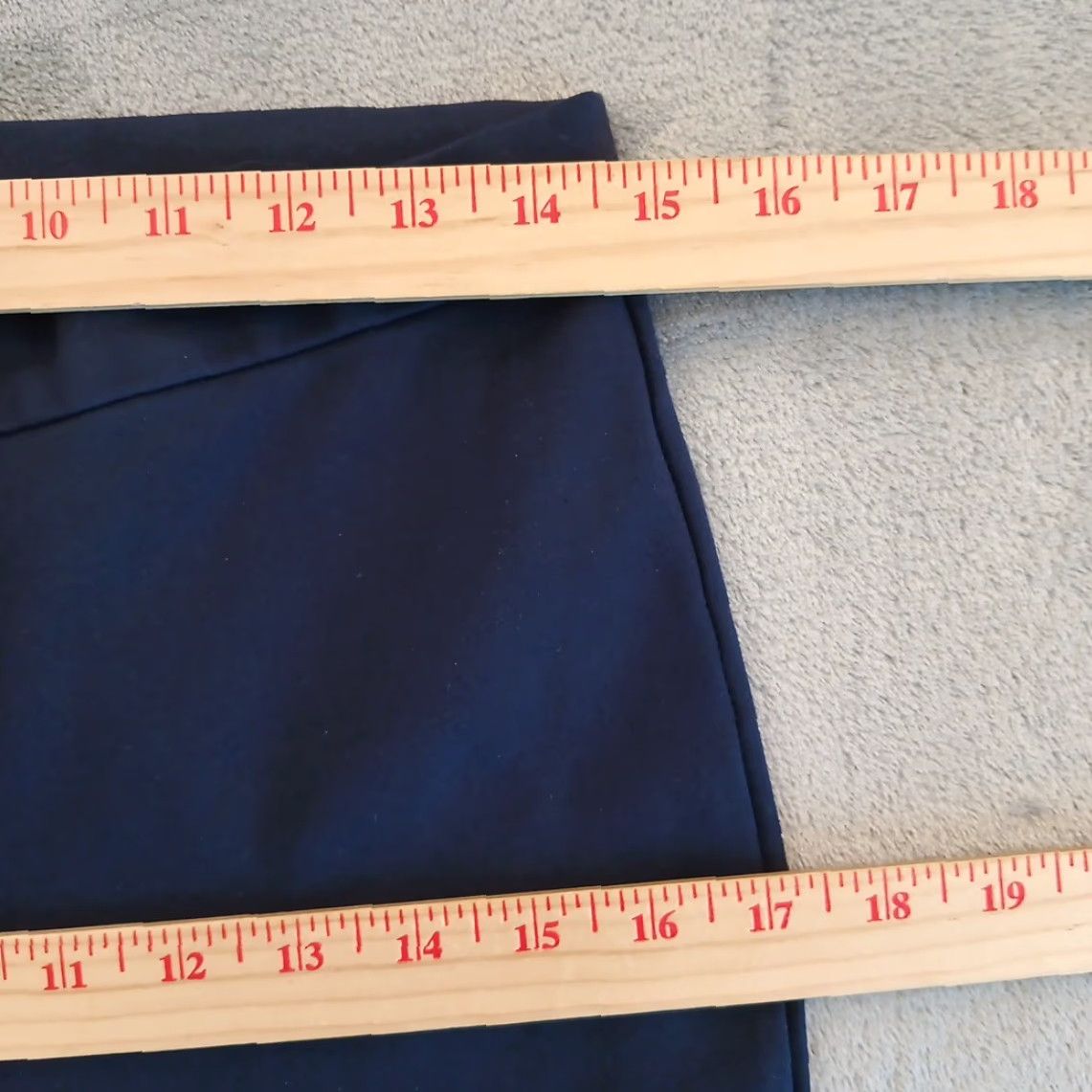 Banana Republic Banana Republic Pants Ankle Womens Size 6 Blue Skinny 29x27 Mid Rise Stretch Satin? (No) Size 28" / US 6 / IT 42 - 2 Thumbnail