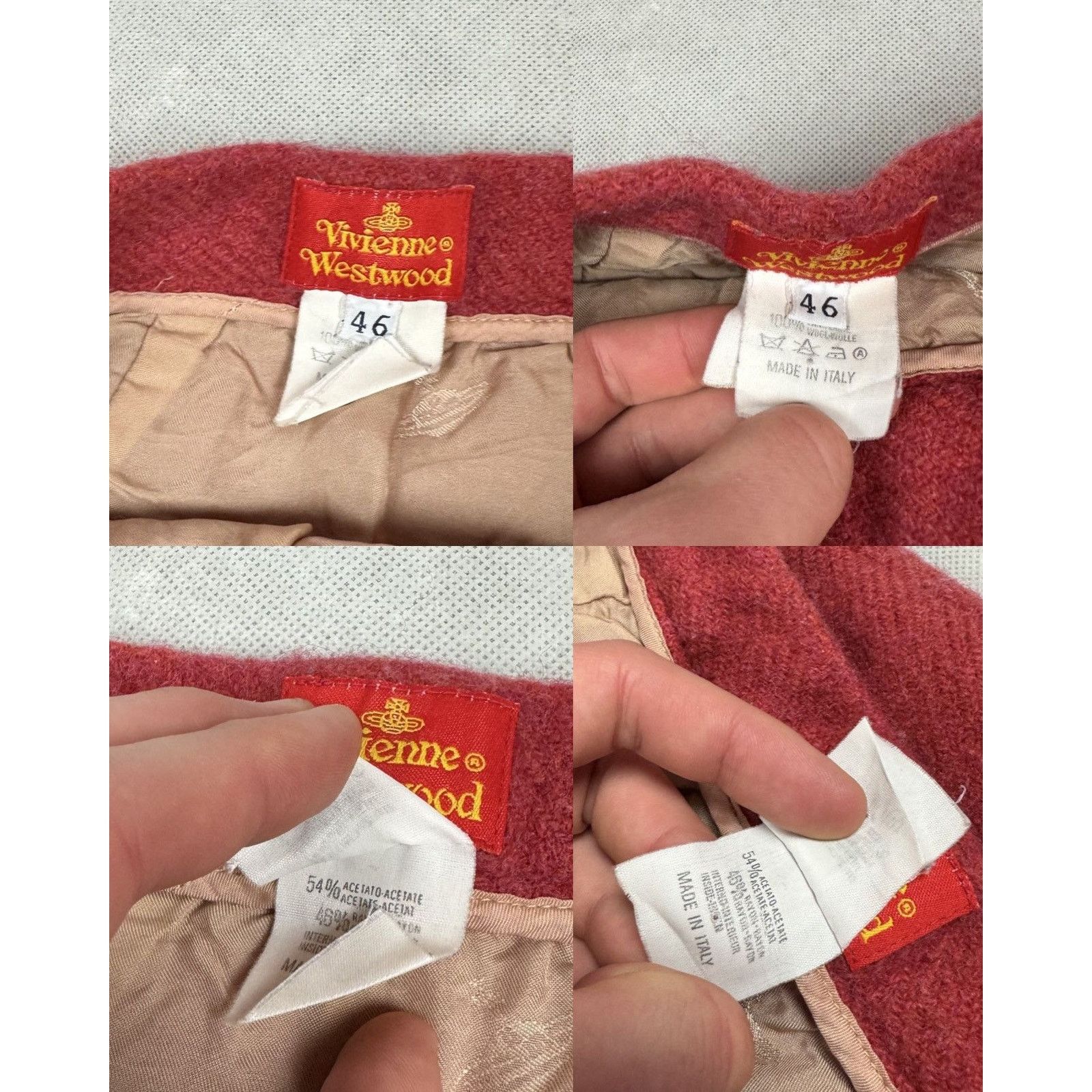Vivienne Westwood Vivienne Westwood Red Mini Skirt 46 Size 32" / US 10 / IT 46 - 2 Thumbnail
