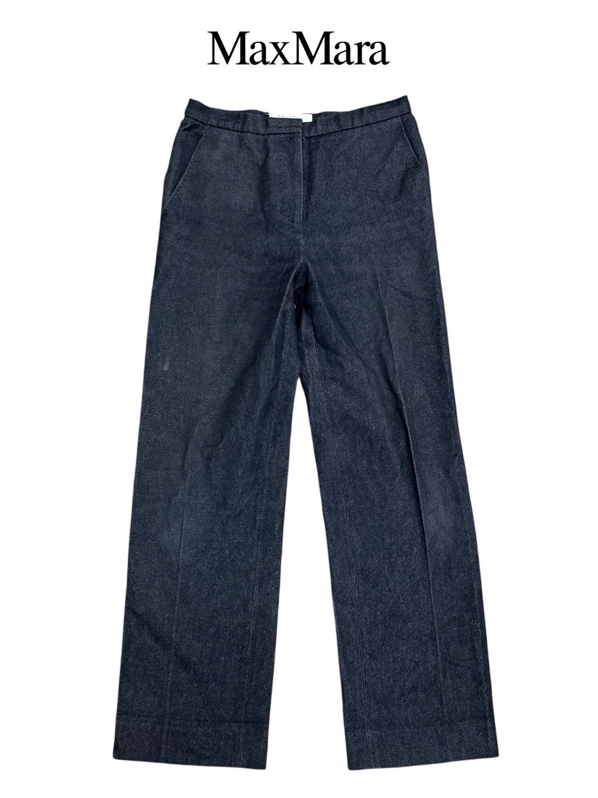 Max Mara Max Mara Made in Italy Denim Pant Size 28" / US 6 / IT 42 - 1 Thumbnail