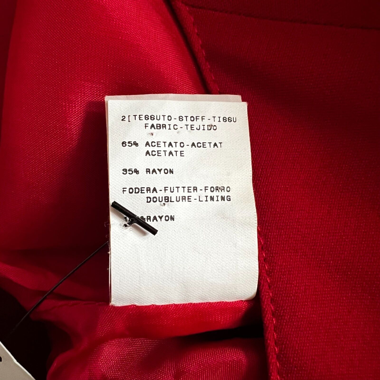 Moschino MOSCHINO CHEAP AND CHIC Red Sleeveless Mini Dress, US6/IT4o Size M / US 6-8 / IT 42-44 - 6 Thumbnail