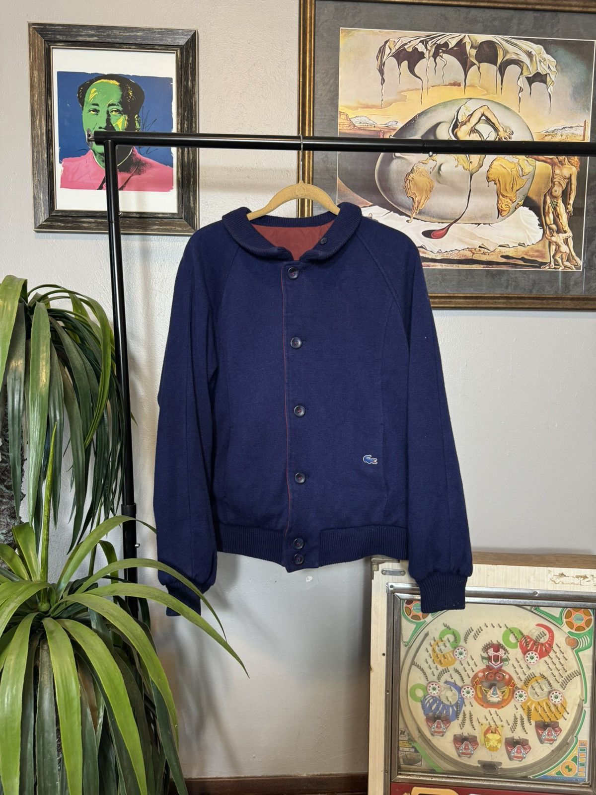 Lacoste × Vintage Vintage Lacoste Reversible Bomber Jacket Size US L / EU 52-54 / 3 - 2 Thumbnail